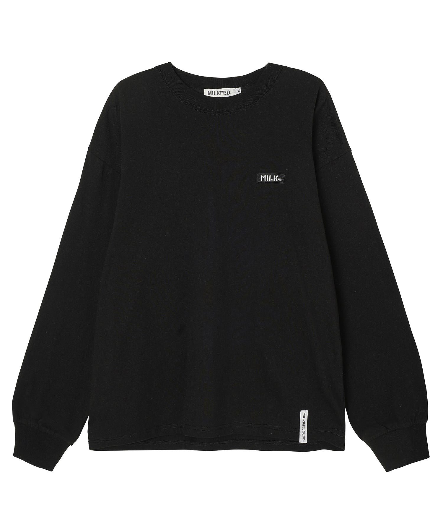 EMBROIDERED BAR L/S TEE MILKFED.