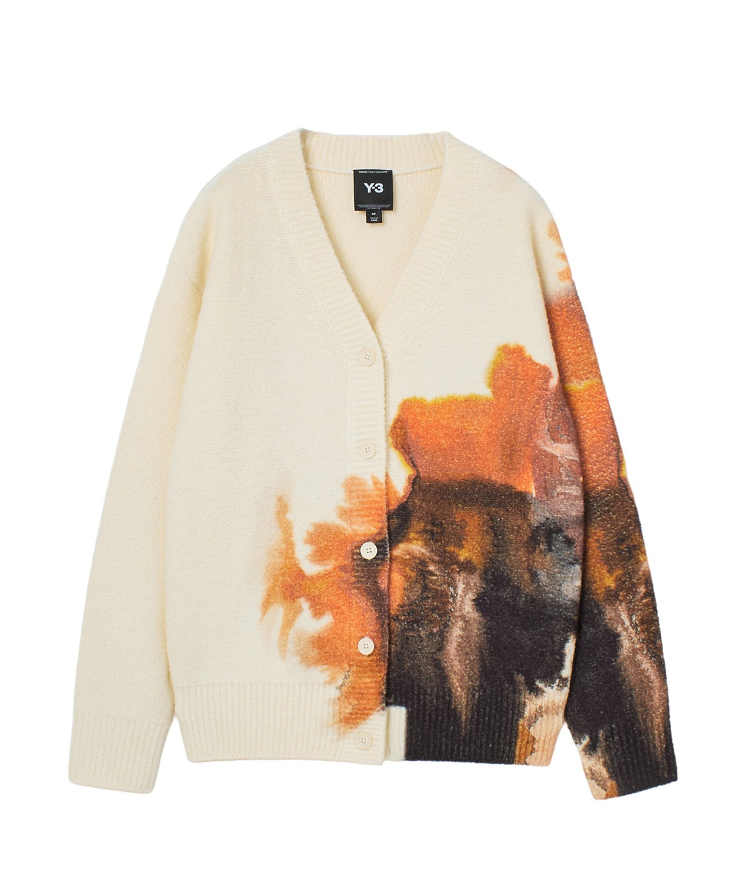 Y-3/ワイスリー/GRAPHIC KNIT CARDIGAN JX7333