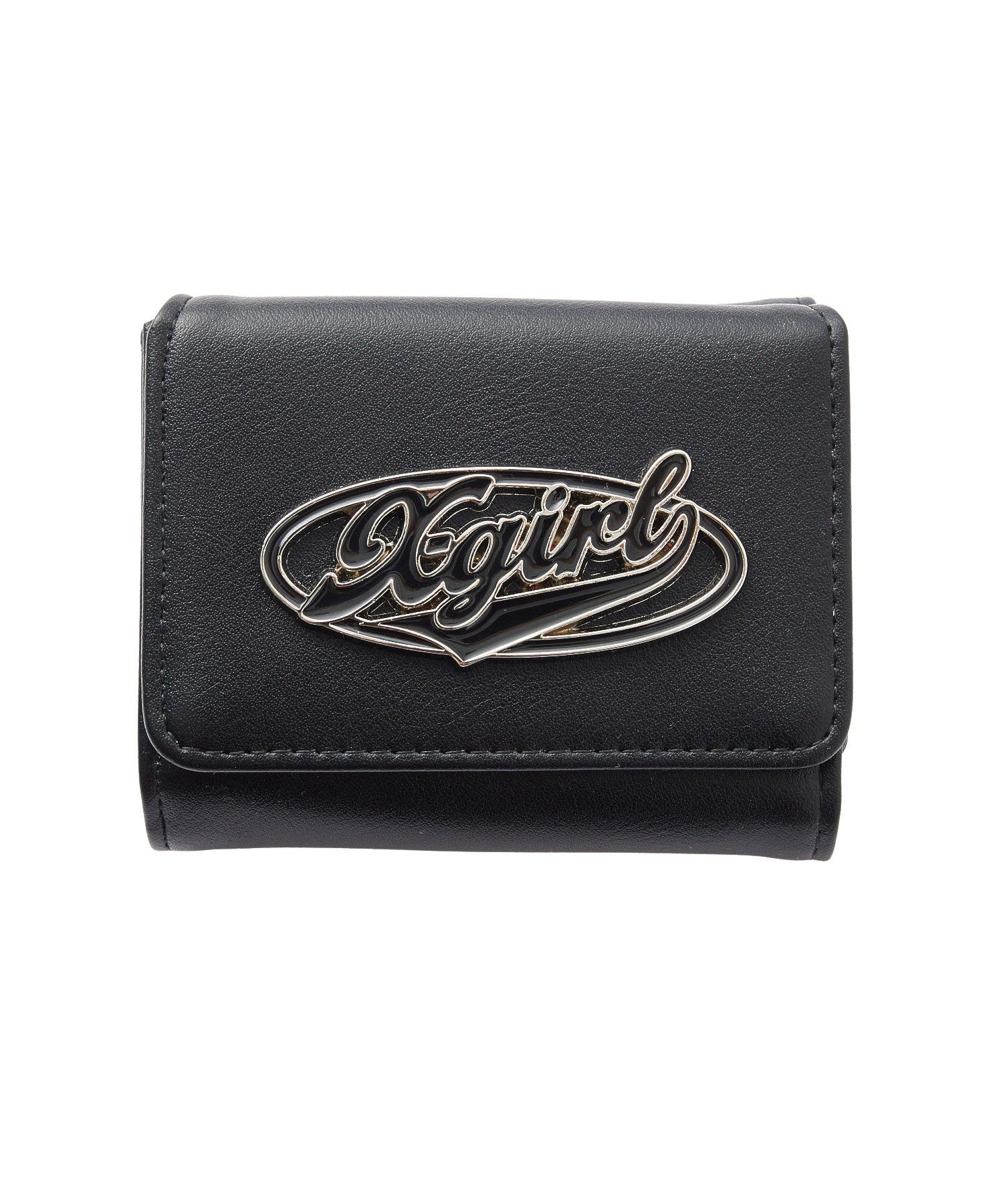 COLOR OVAL LOGO BUCKLE MINI WALLET
