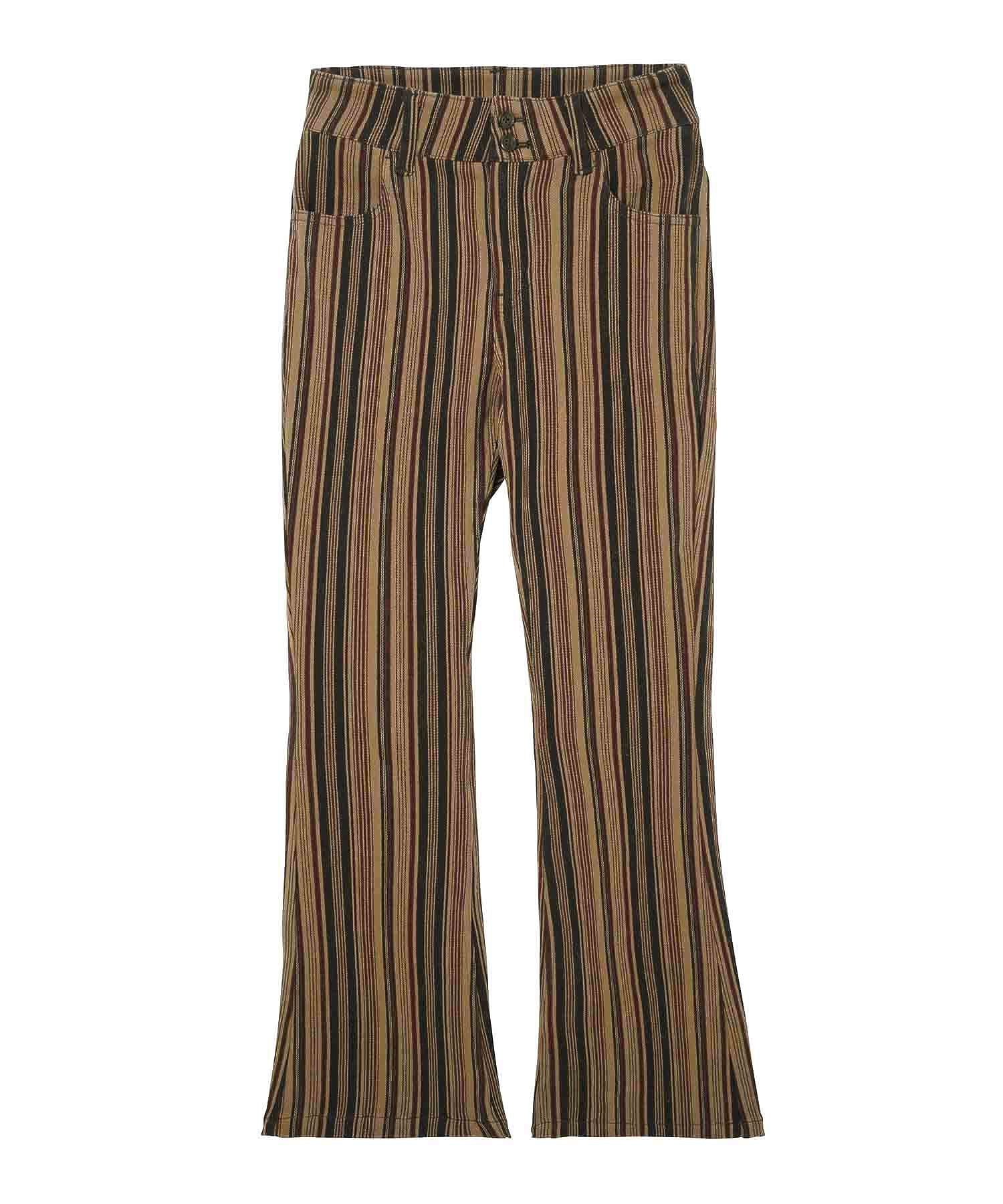 MULTI STRIPE FLARE PANTS X-girl