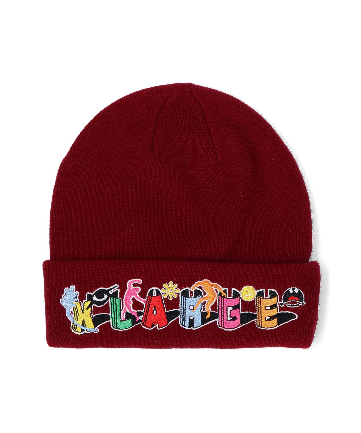 ODD MOTIFS CUFF BEANIE