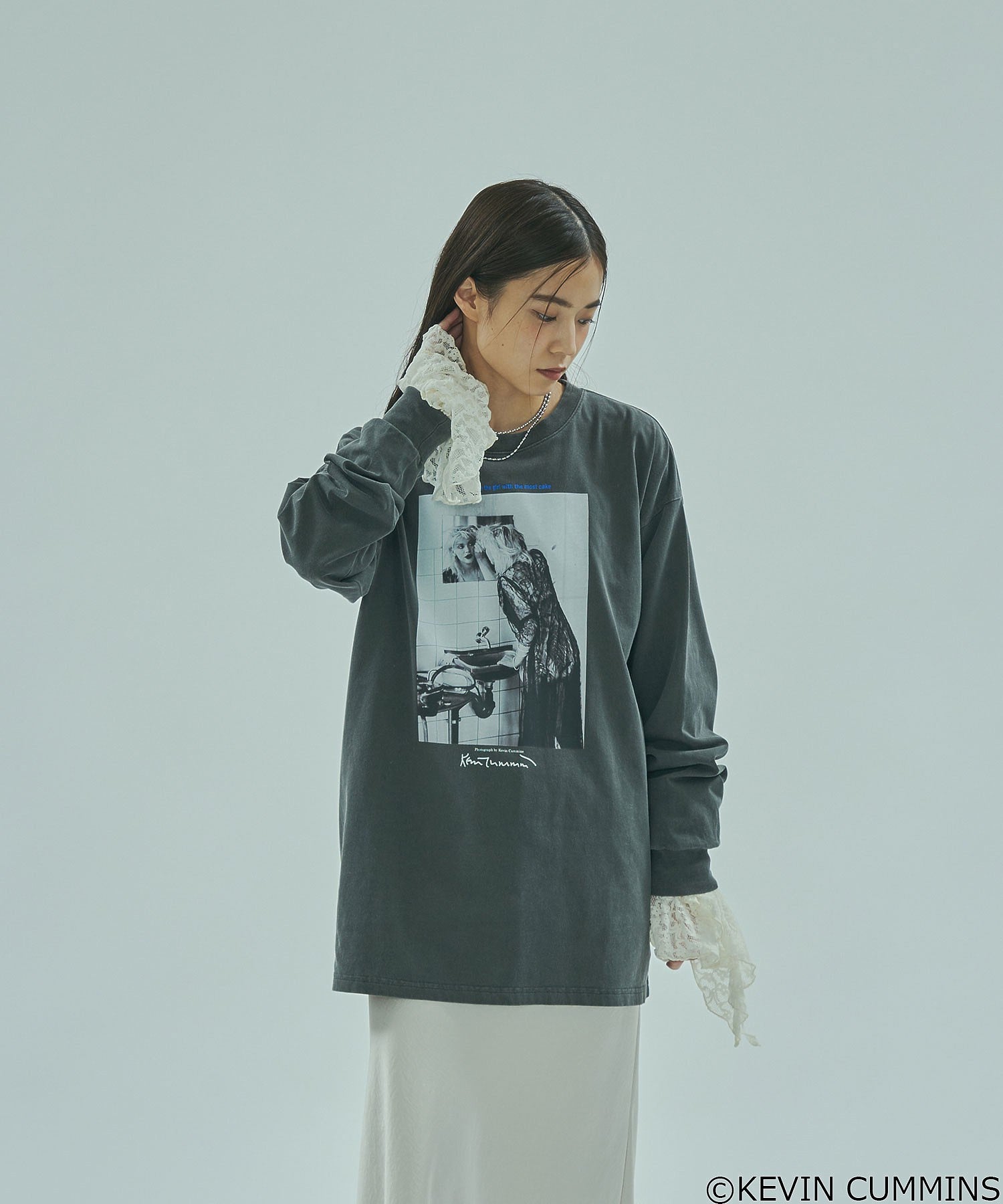 CREOLME/KEVIN CUMMINS PHOTO L/S TEE