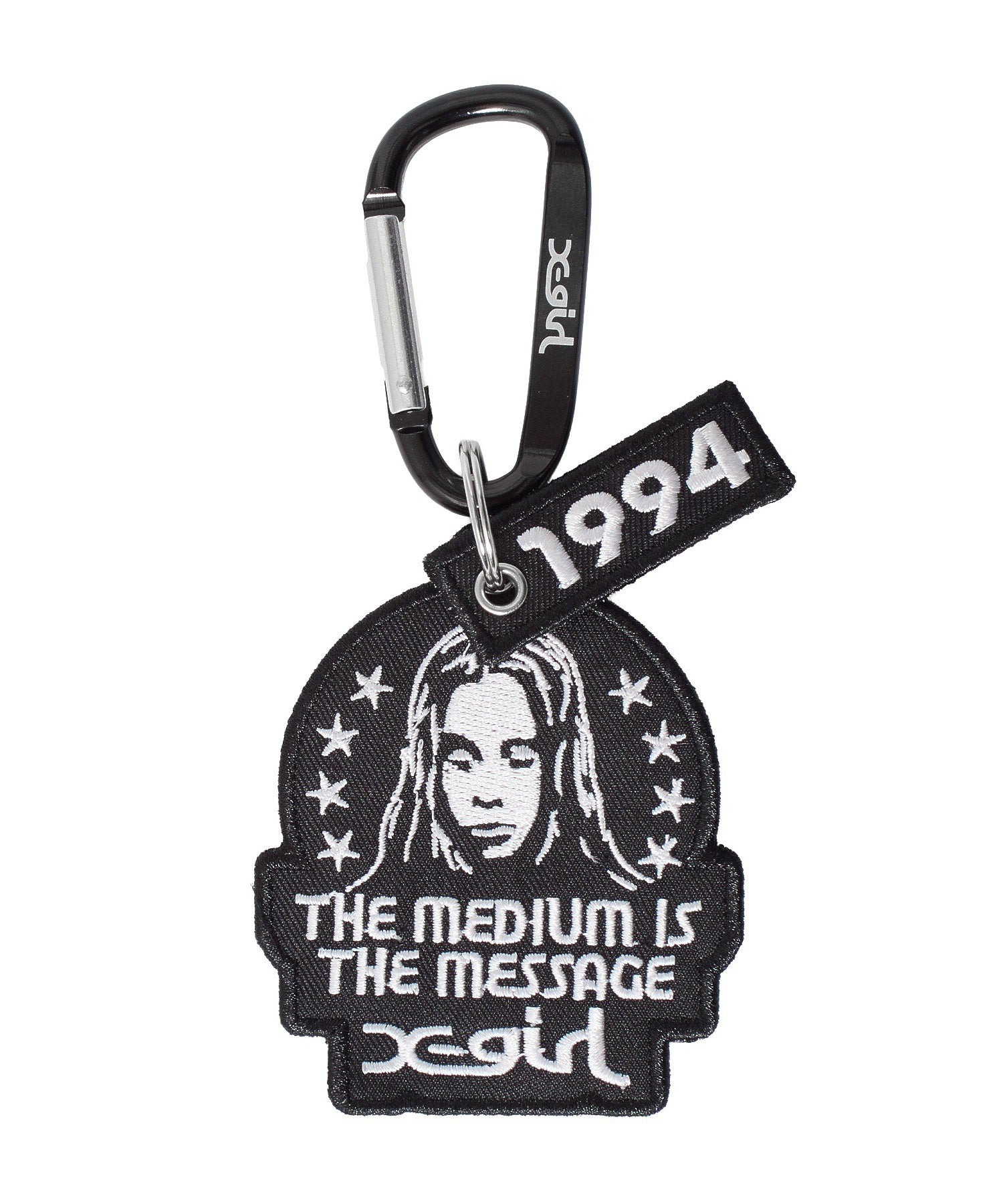 STAR AND FACE PATCH KEY CHARM