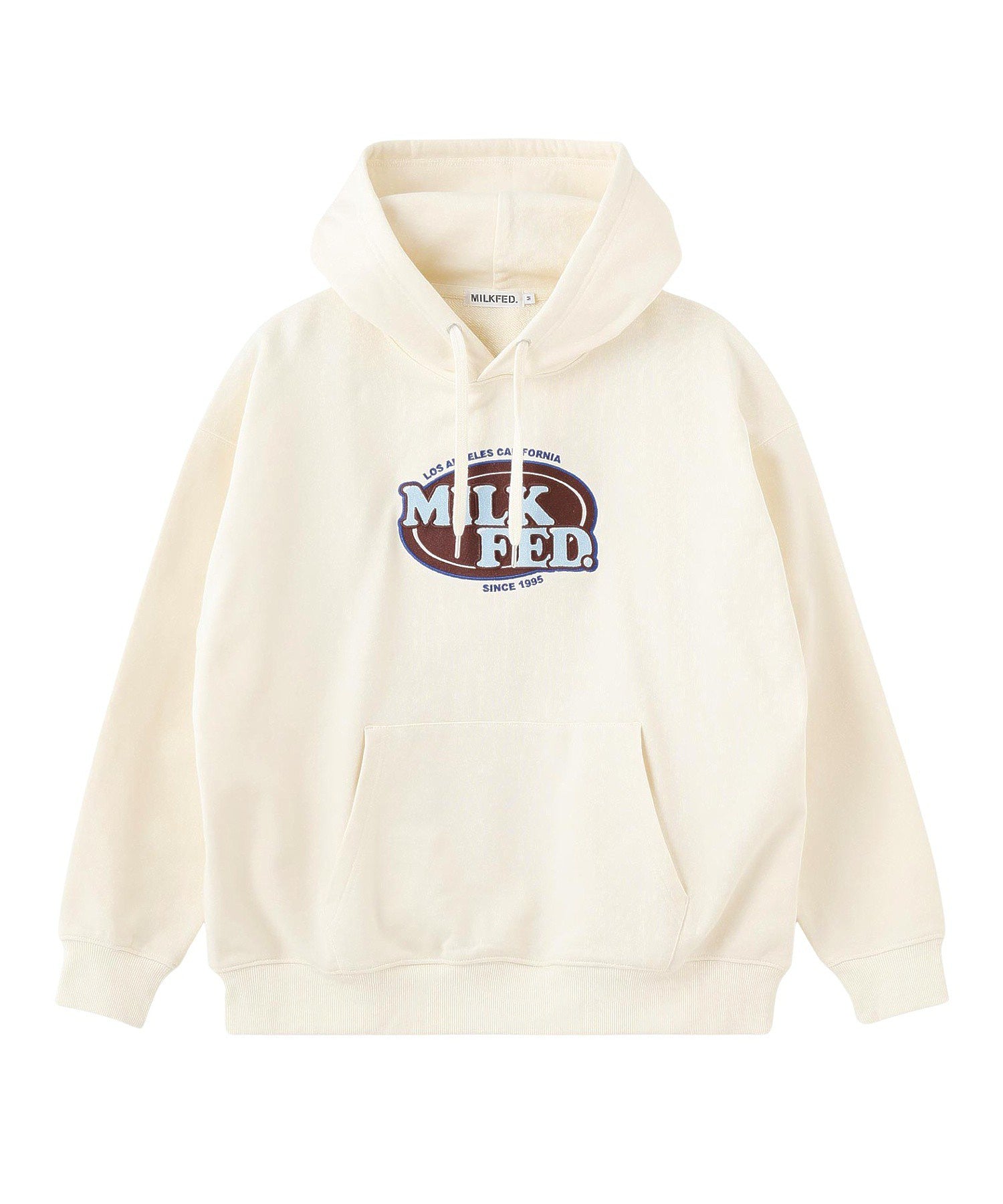 OVAL LOGO WIDE HOODIE SWEAT