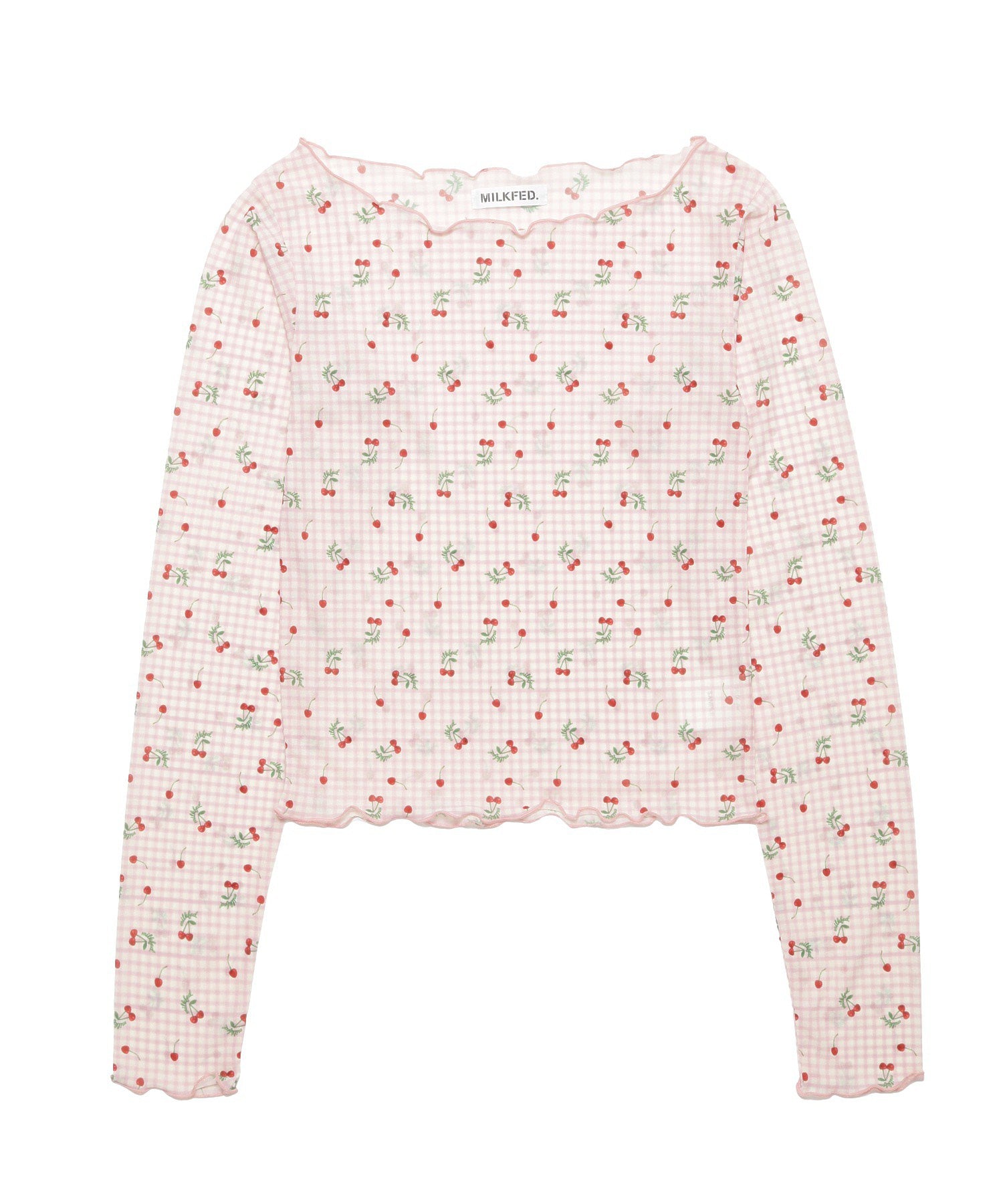 CHERRY MESH TOP