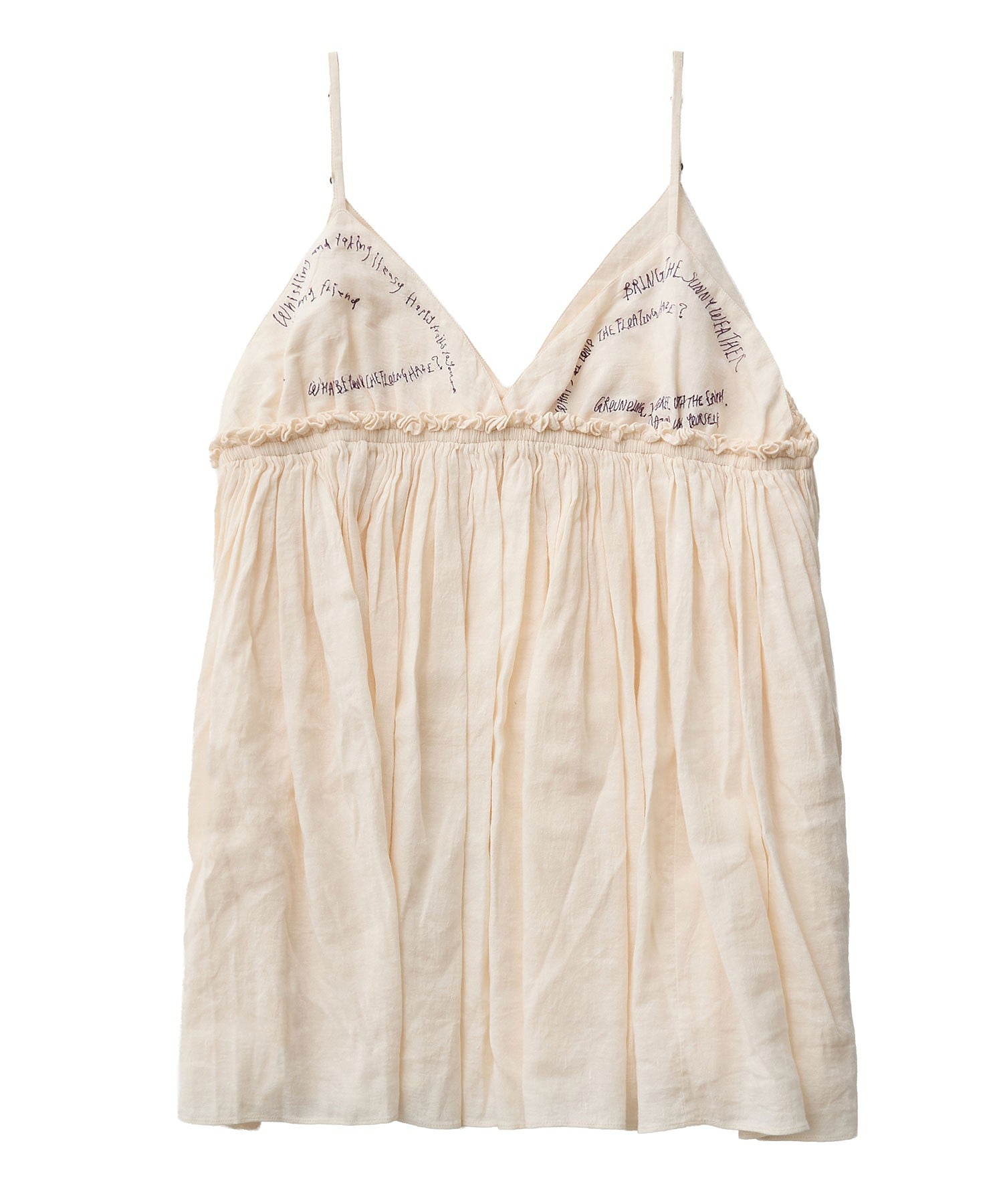 【ブラックROSE BUD別注カラー】INDIA IS BEUATIFUL/CAMISOLE