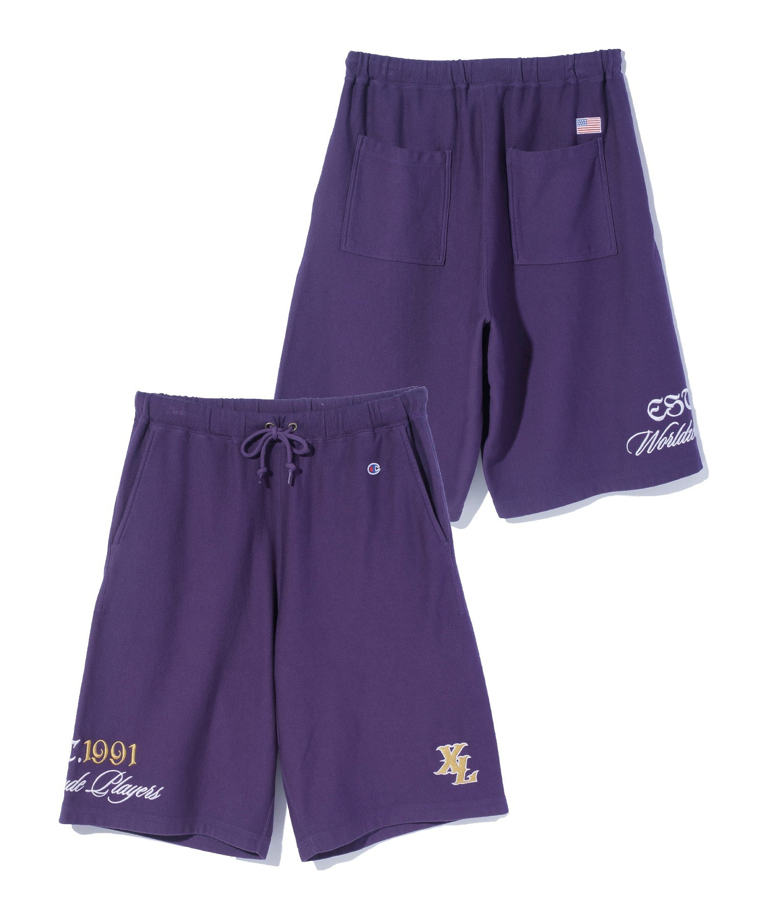 XLARGE×Champion SWEAT SHORTS