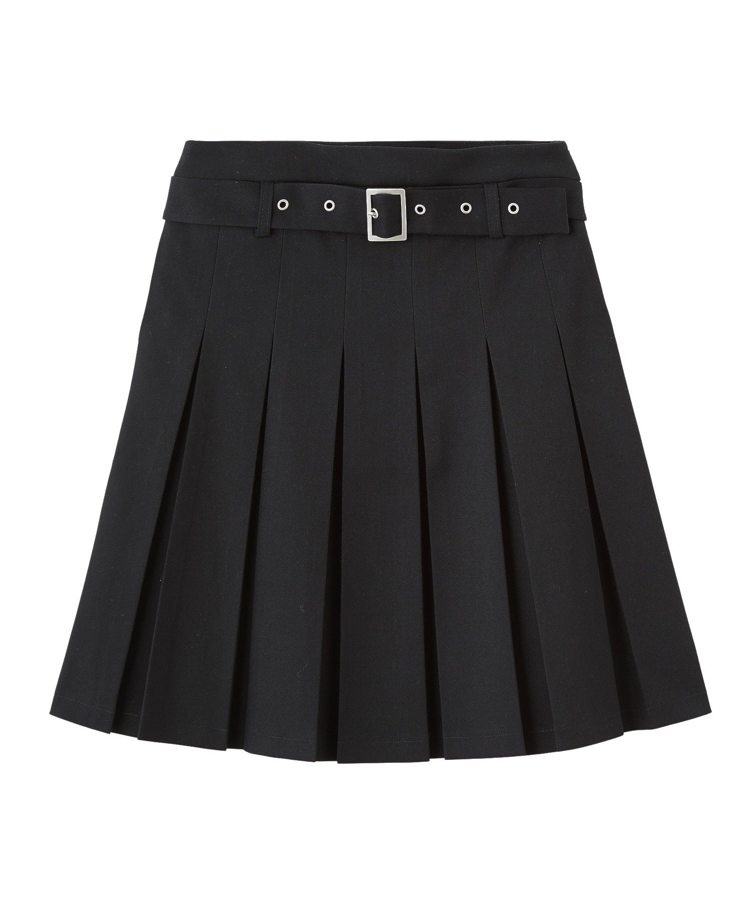 BELTED PLEATED SKIRT