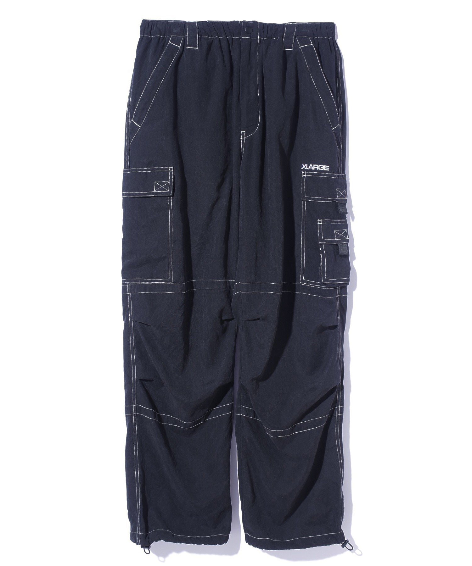 CONTRAST STITCH CARGO PANTS