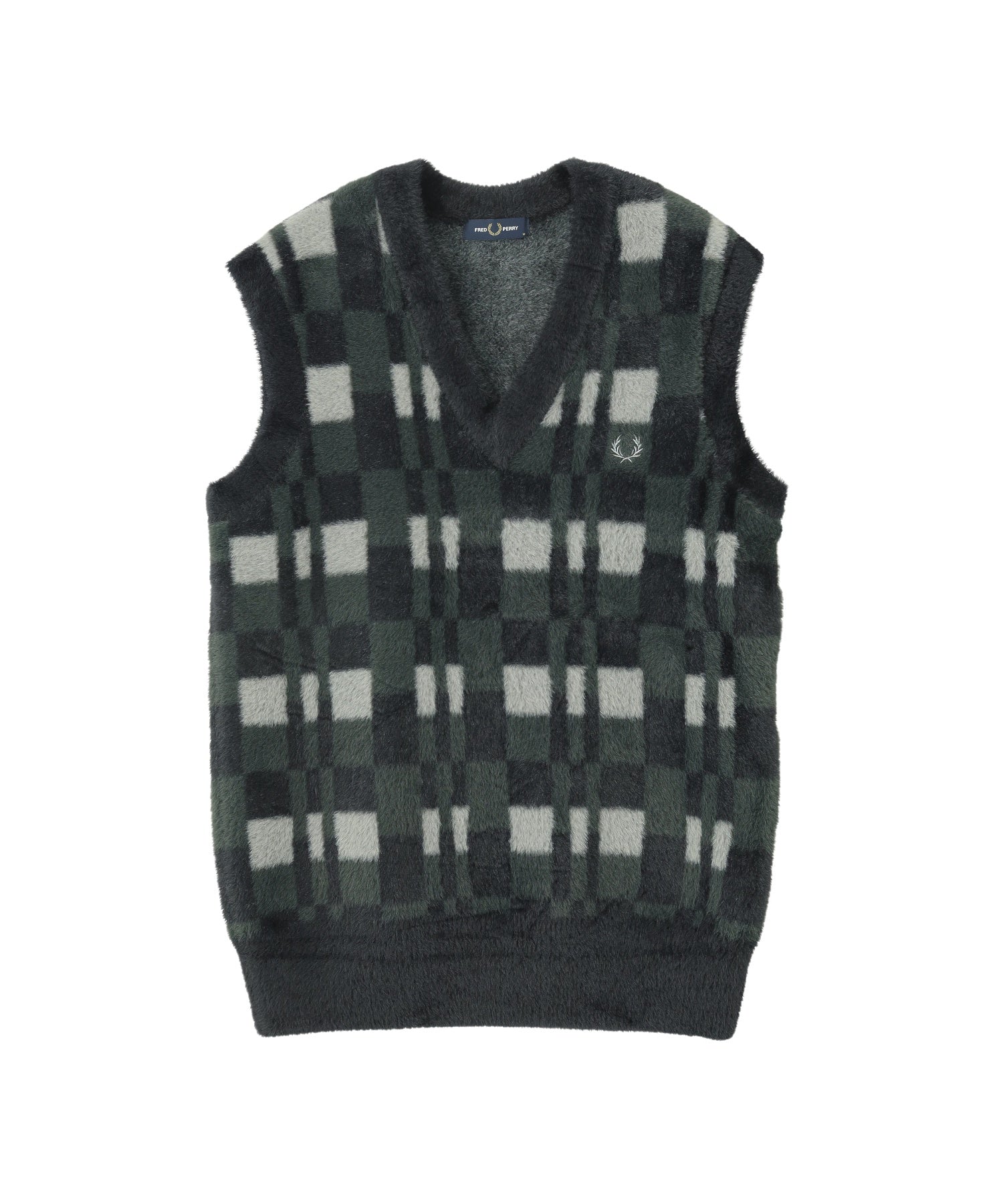 FRED PERRY/フレッドペリー/TEXTURED CHEQUERBOARD TANK/K8568