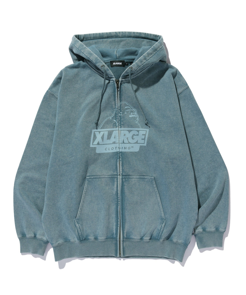 XLARGE / WASHED SLANTED OG ZIP HOODED SWEATSHIRT – calif（カリフ