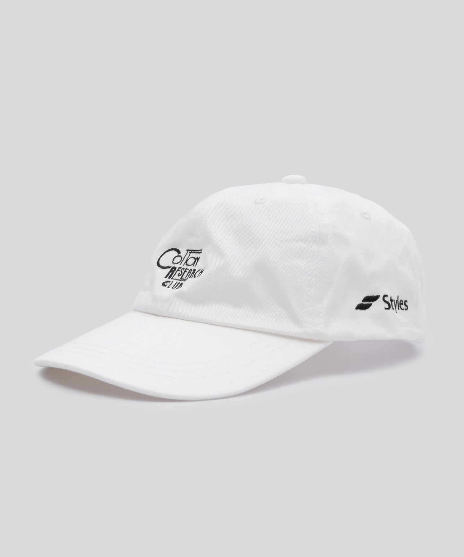【別注】Styles CRC/コットンリサーチクラブ/EX BASEBALL CAP WHT