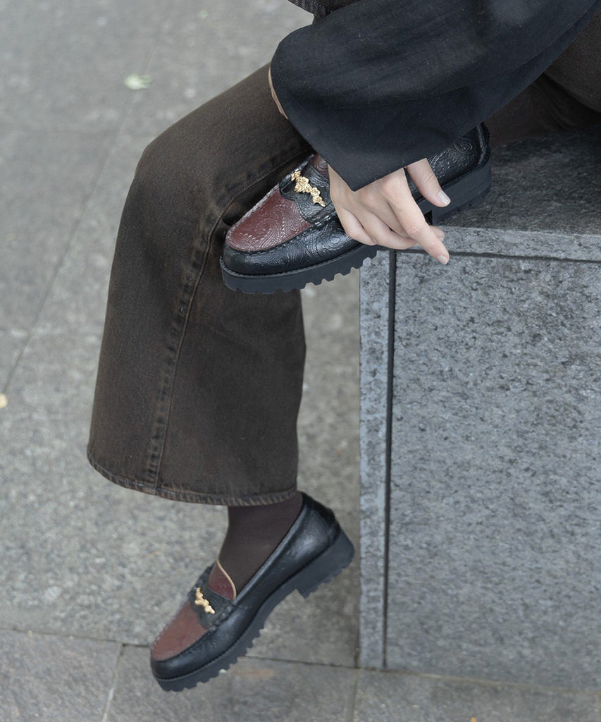 The Kenford Fineshoes/TANK SOLE COMBI COLOR LOAFERS – calif