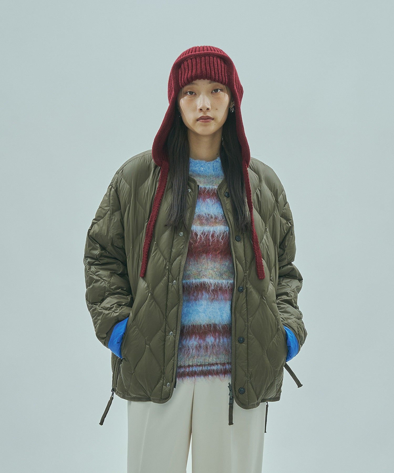 【ROSE BUD別注】TAION/MILITARY M65 LINER W-ZIP SHORT DOWN REVERSIBLE