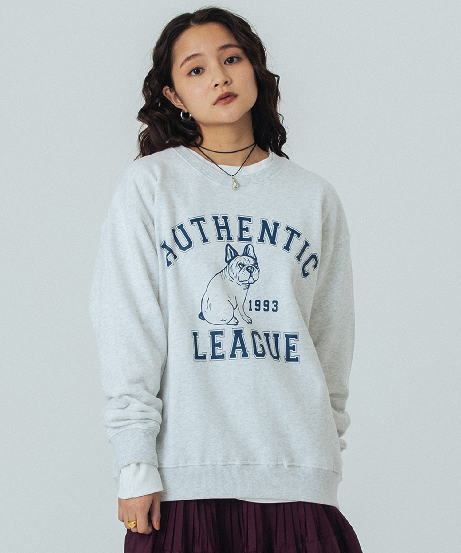 【WEB・一部店舗限定】ANIMAL PRINT SWEAT