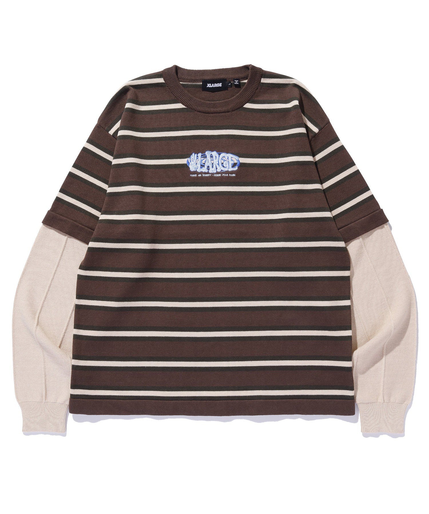 LAYERED CREWNECK KNIT