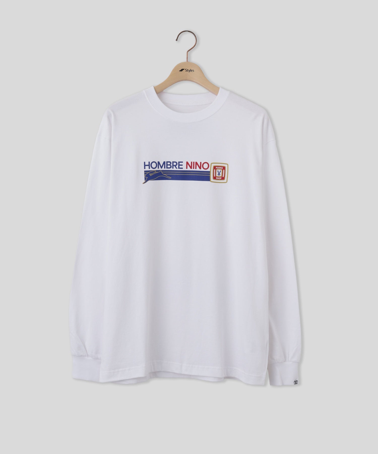 HOMBRENINO/オンブレ・ニーニョ/L/S PRINT TEE PUAKO SHOP HN0262-CT0006