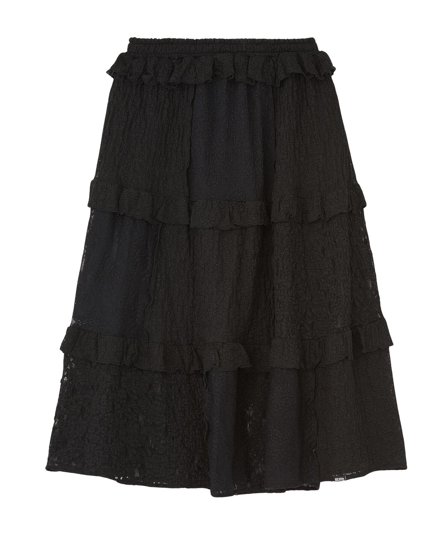 LACE FRILL DIRNDL SKIRT