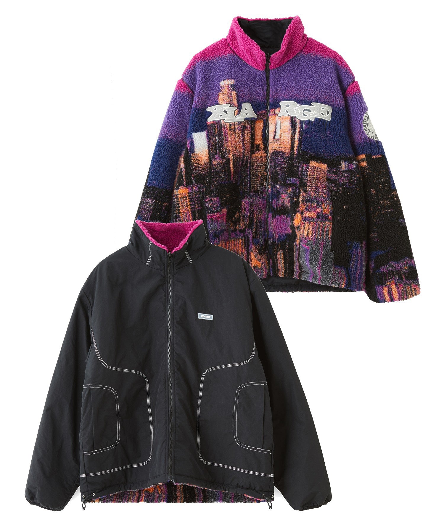 REVERSIBLE NYLON JACKET