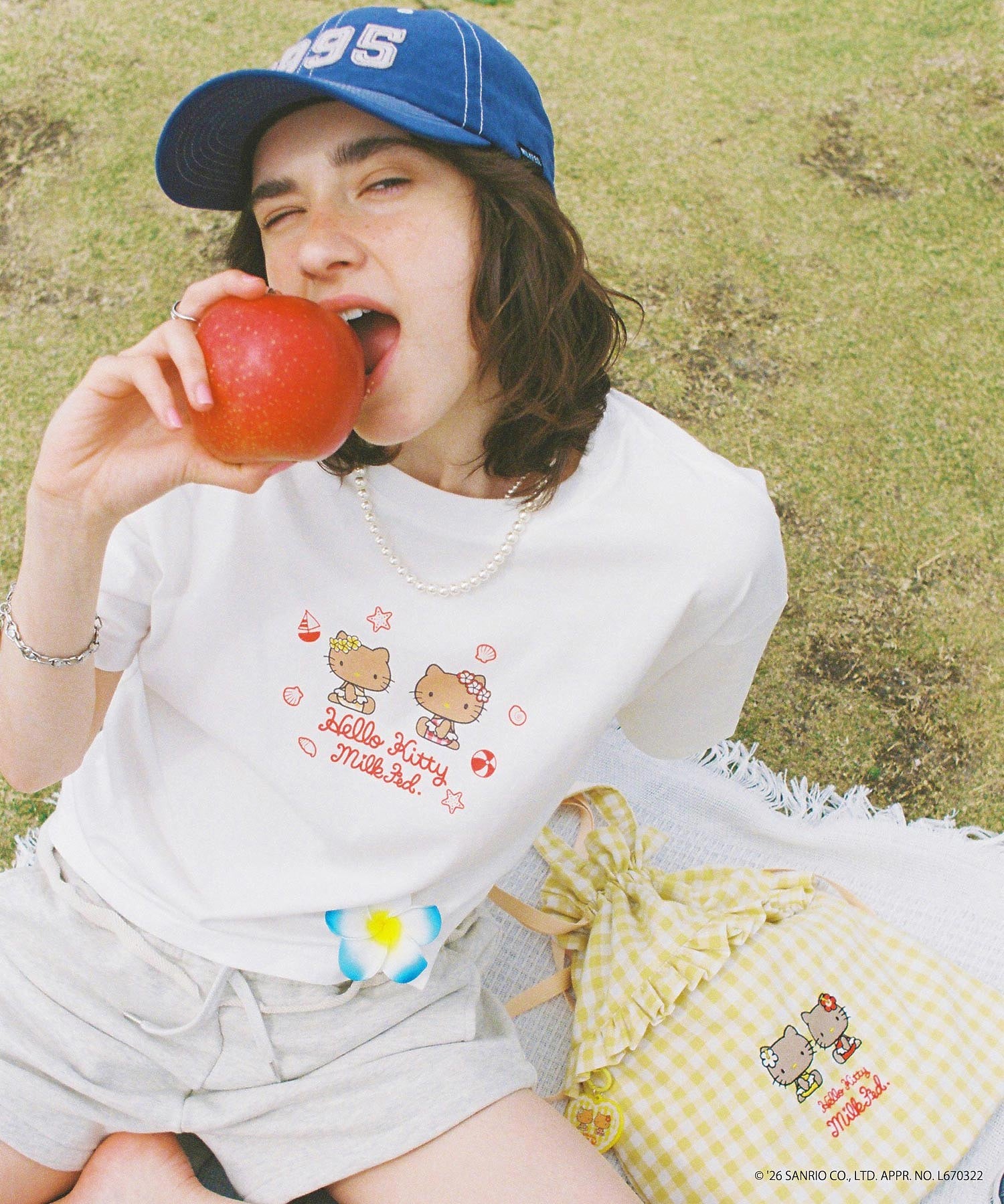 MILKFED. × HELLO KITTY SUN-KISSED F2F S/S TEE