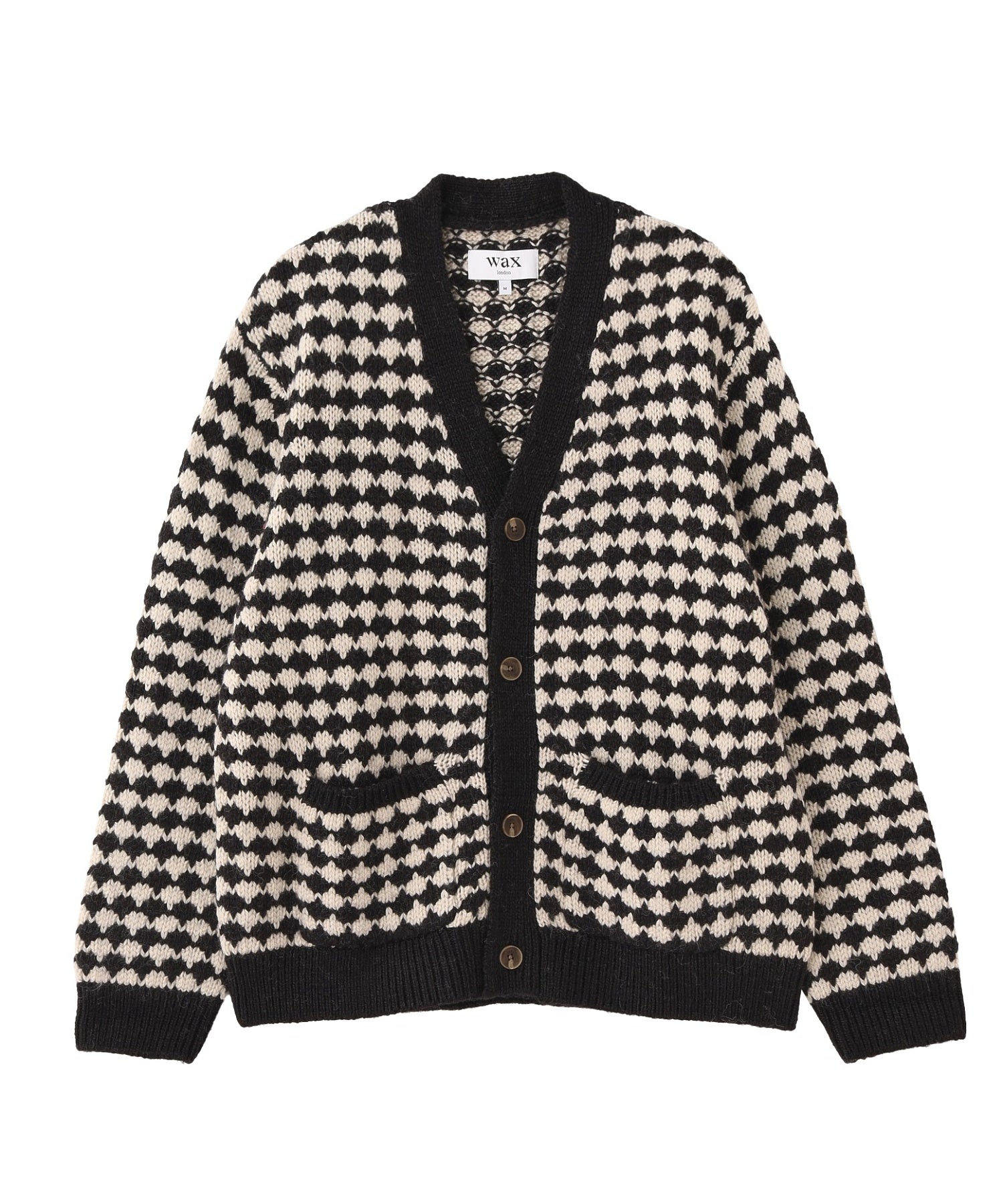 WAX LONDON/ワックスロンドン/WALKER CARDIGAN | BUBBLE KT AW25-KNT-WLR-BWM-BLE