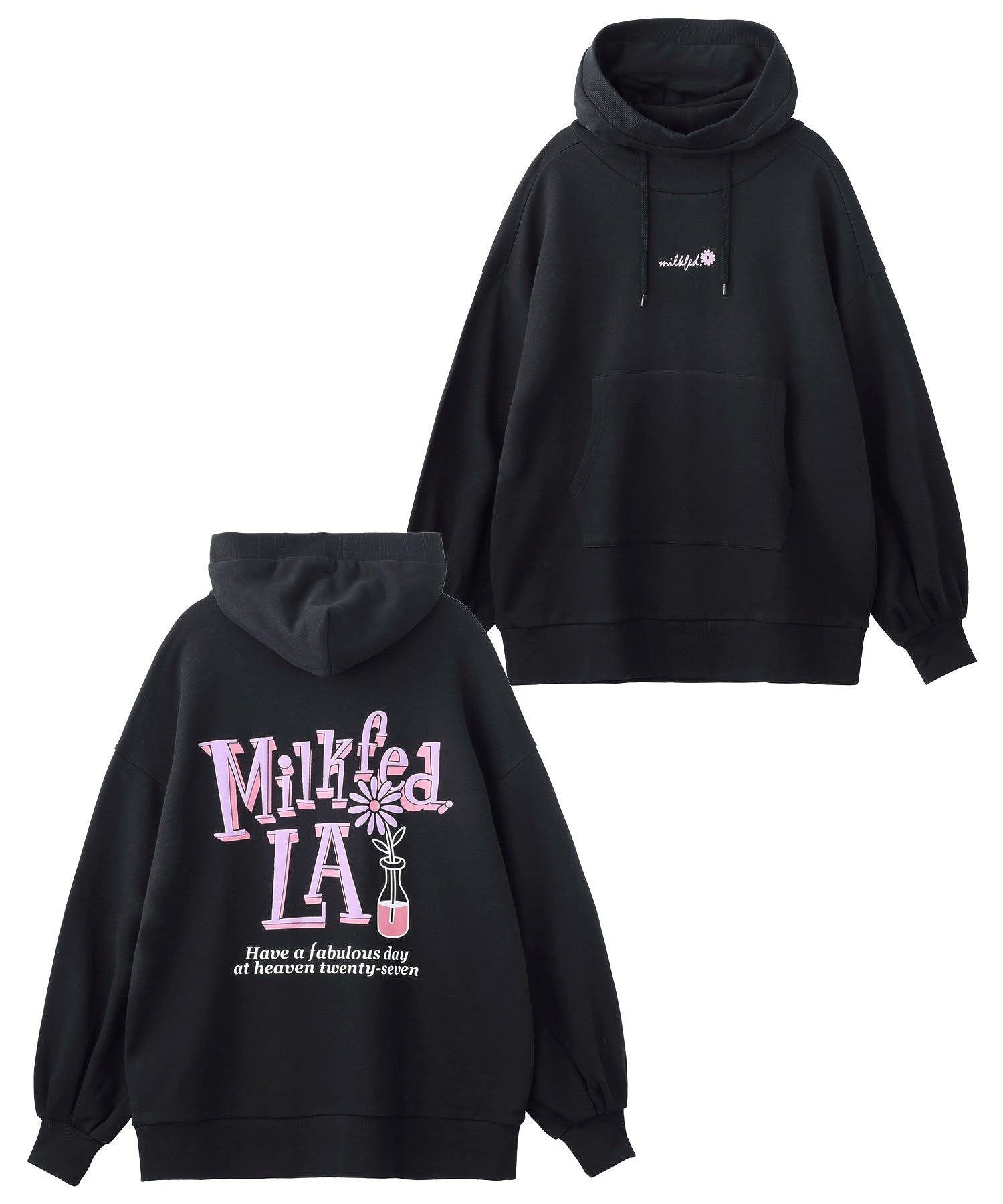 HIGH NECK BIG SWEAT HOODIE MILKFED.