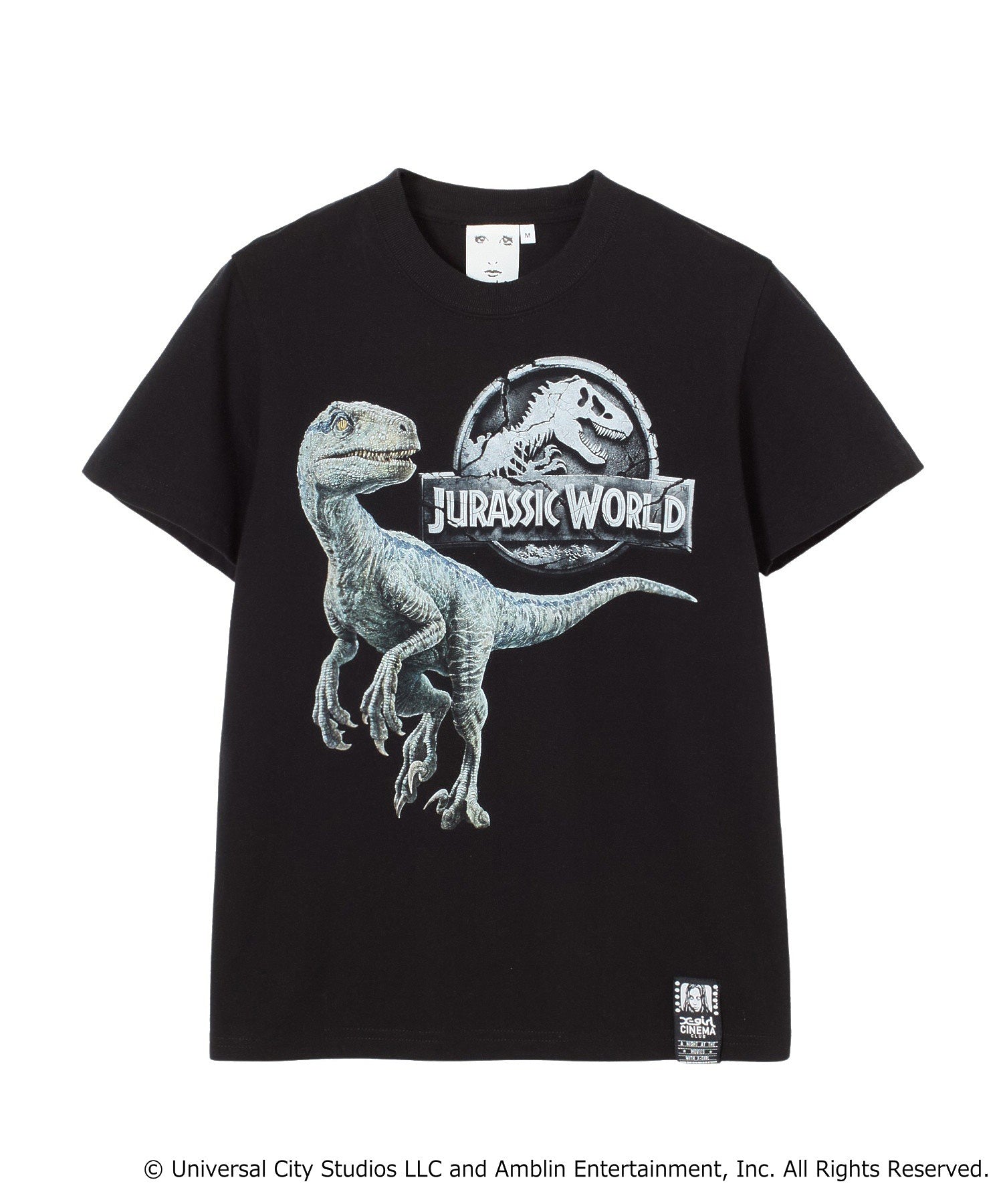 X-girl × JURASSIC WORLD S/S BABY TEE
