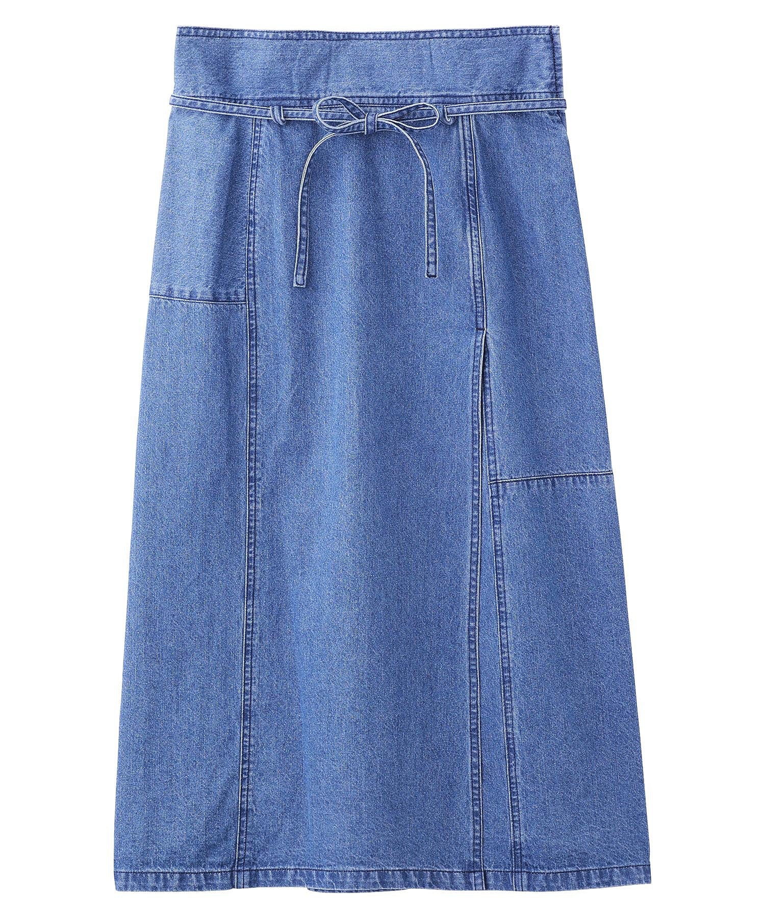 DENIM SLIT SKIRT MILKFED.