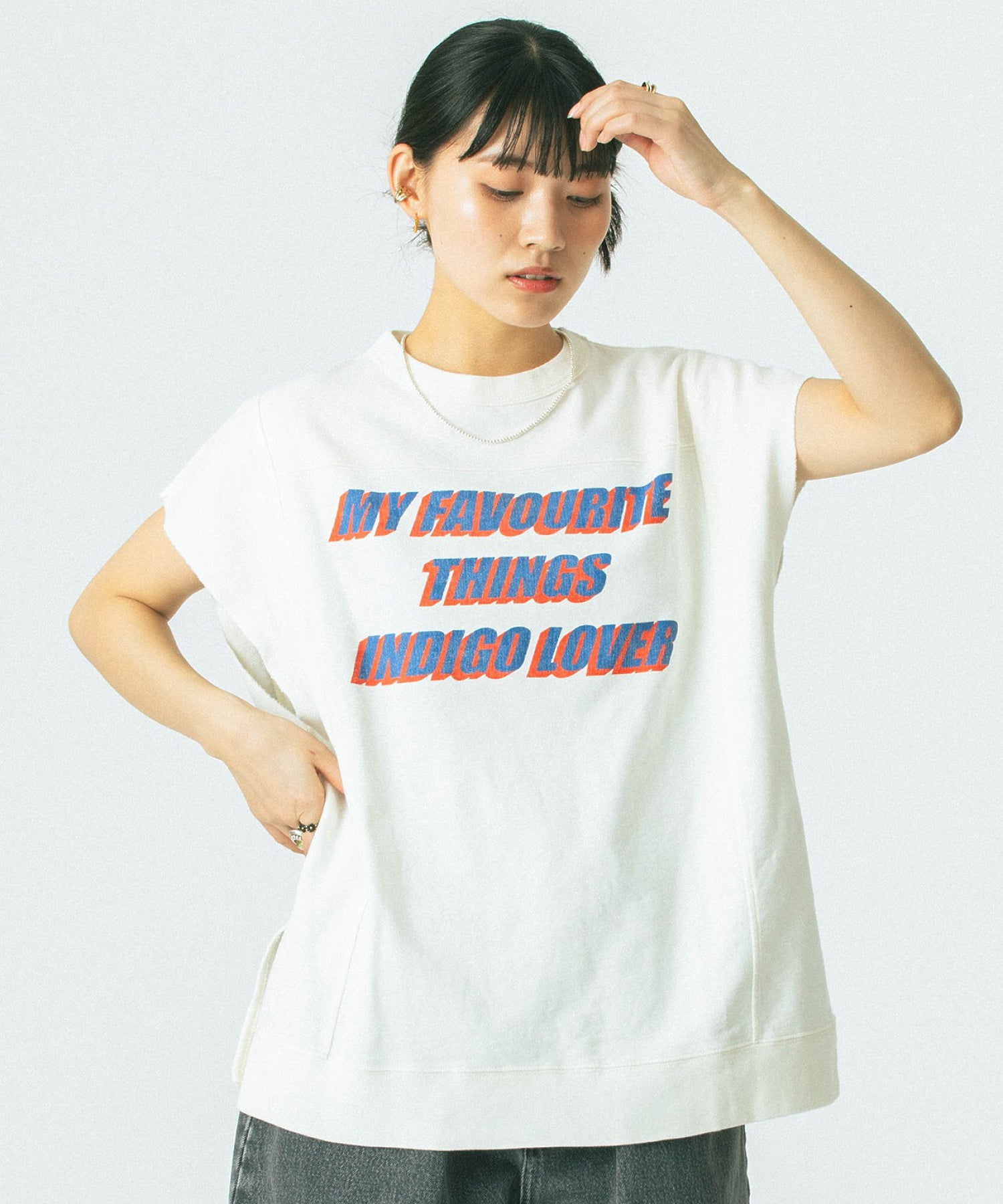 GENE HEAVENS/INDIGO LOVERS SLEEVELESS TEE