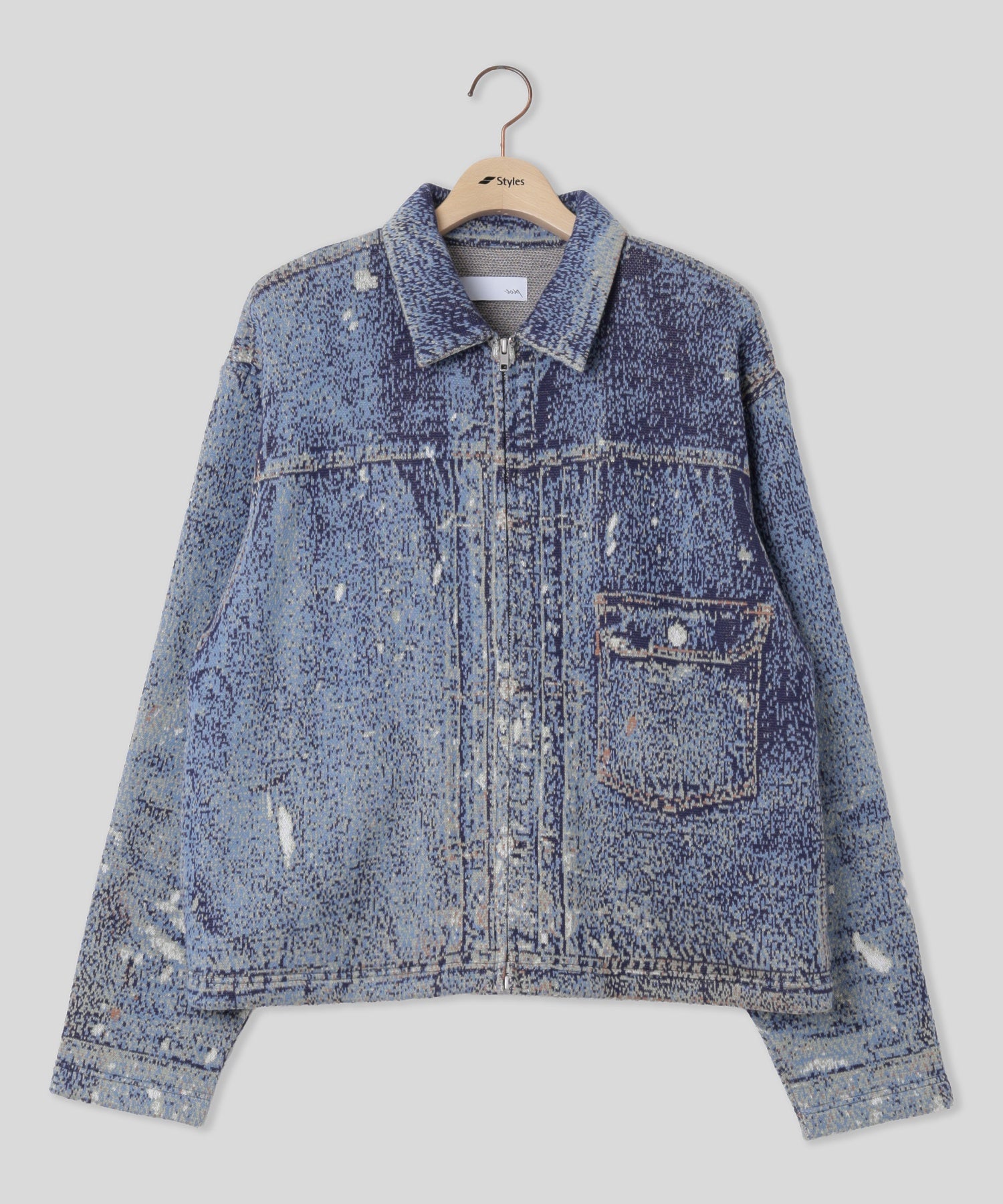 TOLQ/トルク/Knit Denim Jacket 26-2106