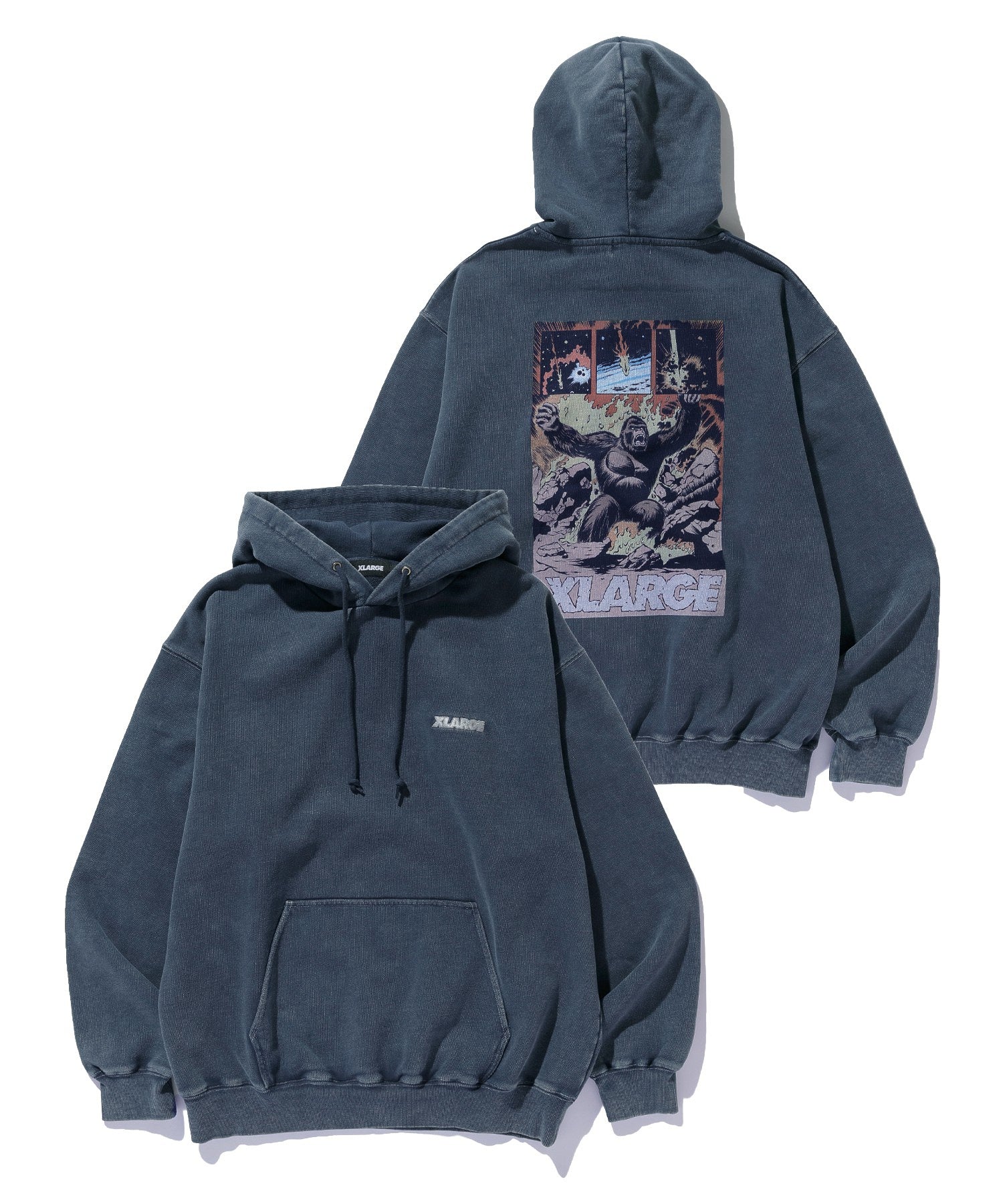 XLARGE COMIC TWO HOODED SWEATSHIRT