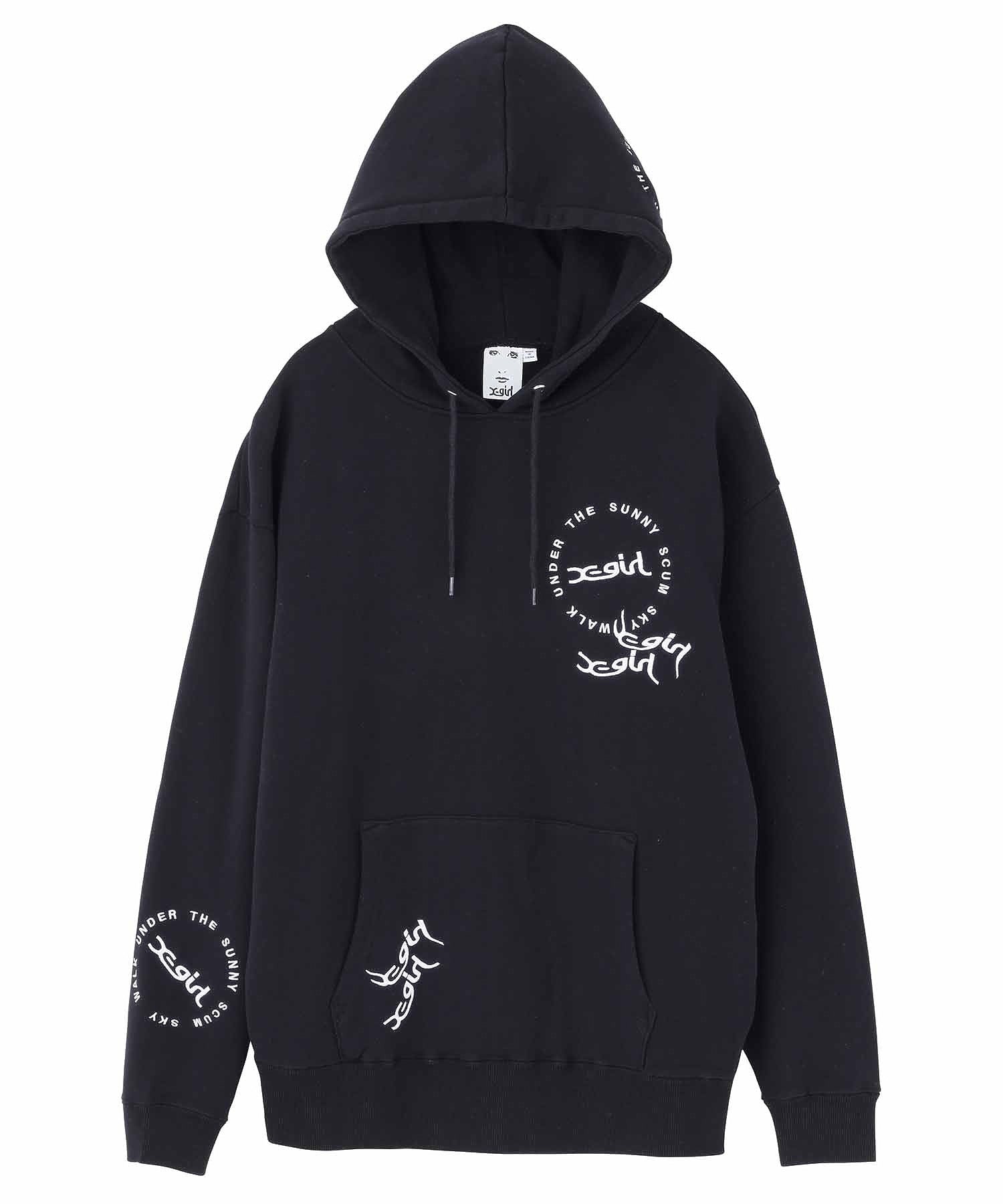 RANDOM EMBROIDERY SWEAT HOODIE X-girl