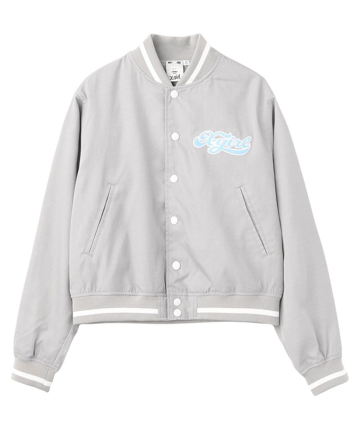 CHEERFUL LOGO VARSITY JACKET