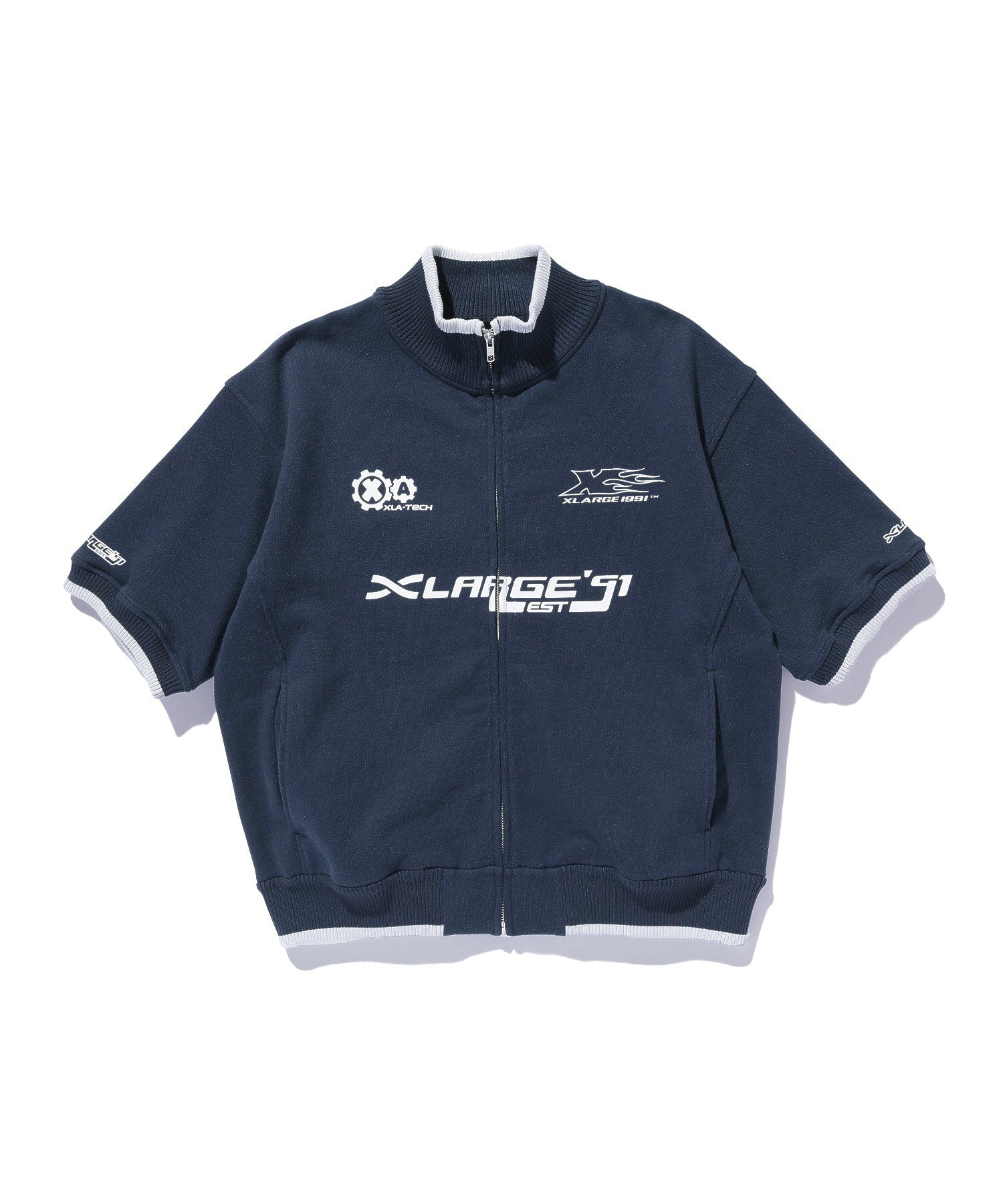 ZIP UP S/S SWEATSHIRT