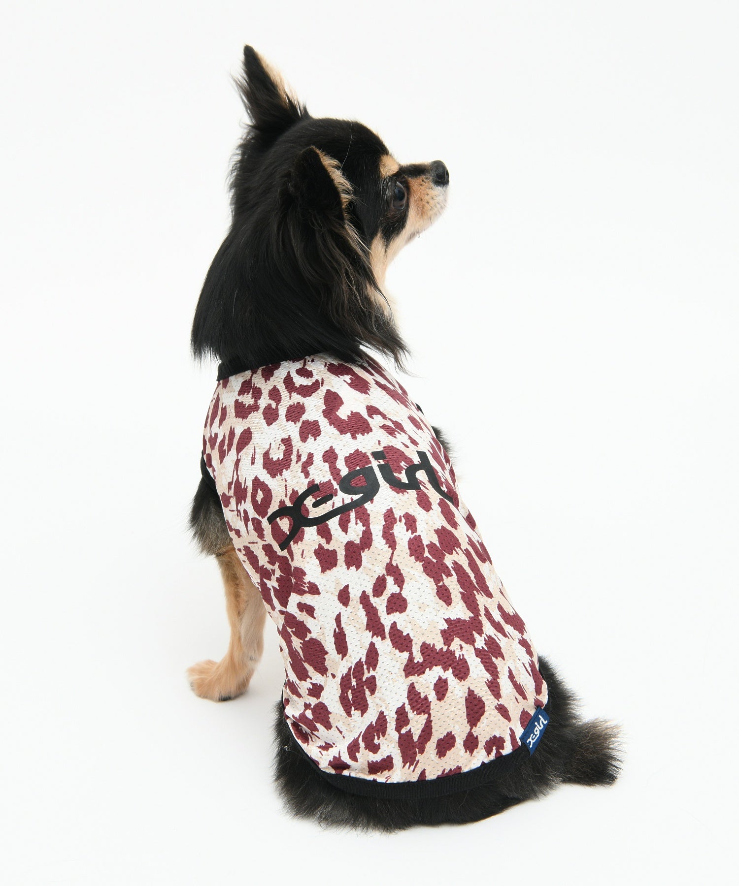 【X-girl DOGWEAR】レオパード柄メッシュタンク