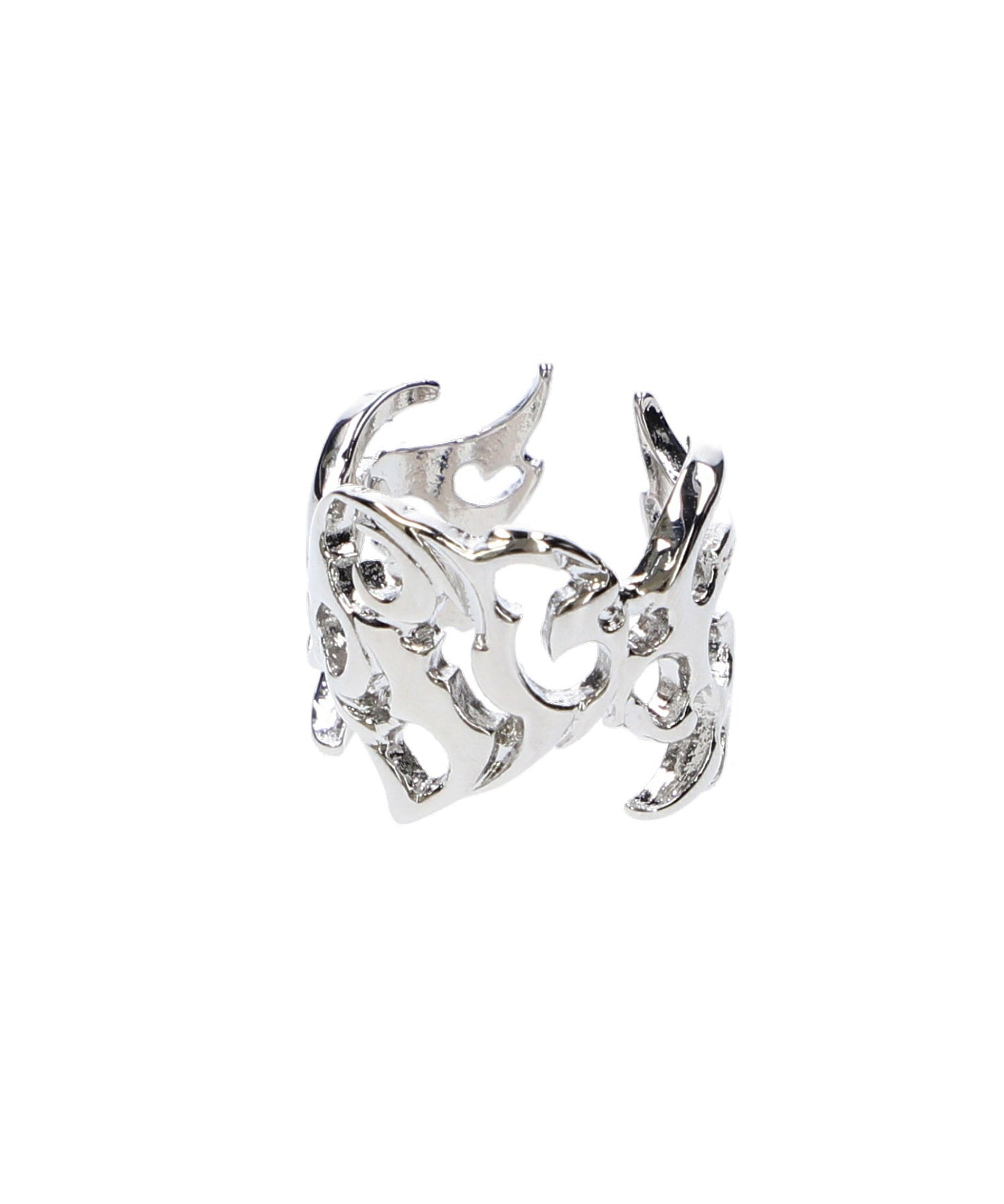 TRIBAL HEART LOGO RING