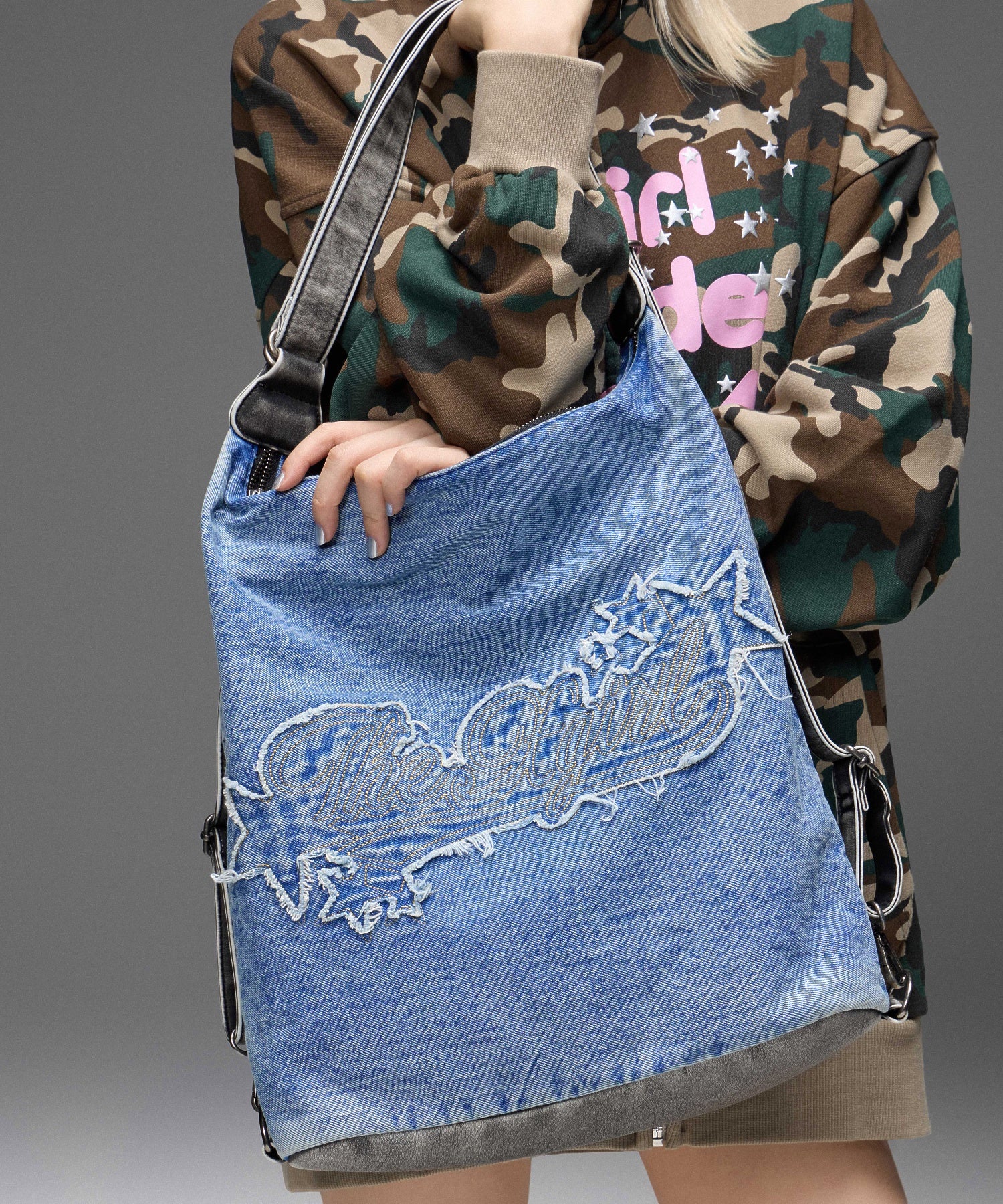 STAR LOGO PATCH 2WAY BAG