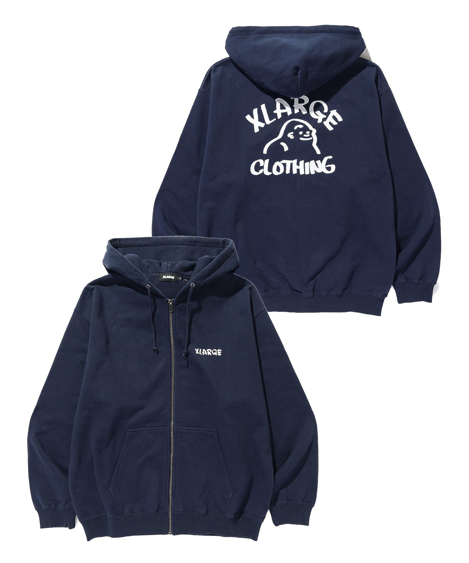 DRAWING OG ZIP HOODED SWEATSHIRT