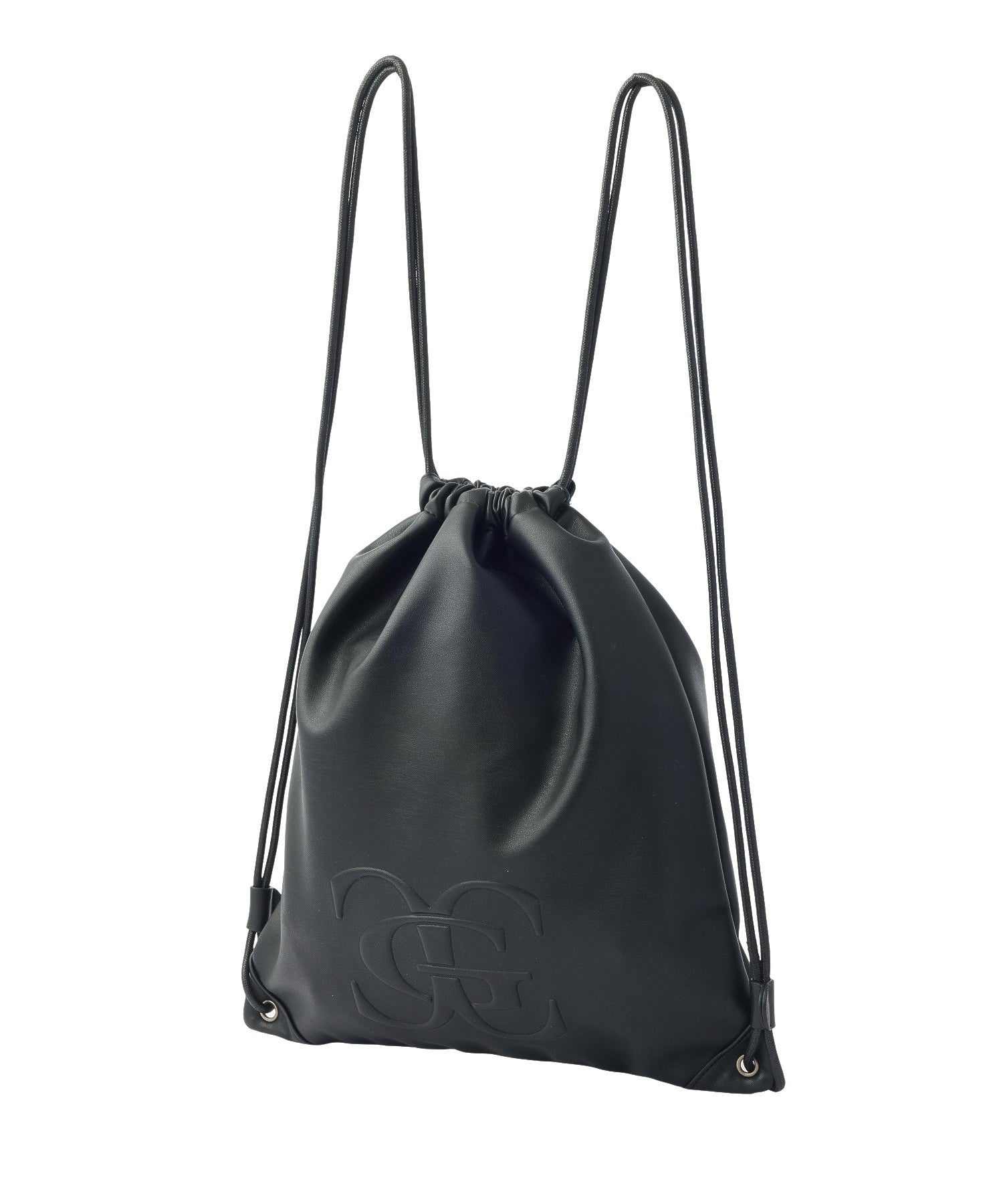 XG EMBLEM FAUX LEATHER KNAPSACK