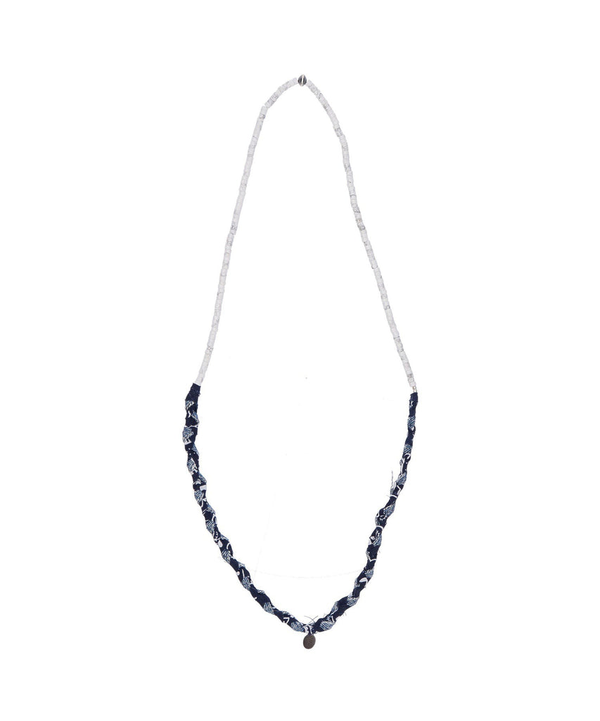 ラウンド用品・アクセサリー miki MIKIA/ミキア/vintage denim bandana necklace howlite/223-M-008182