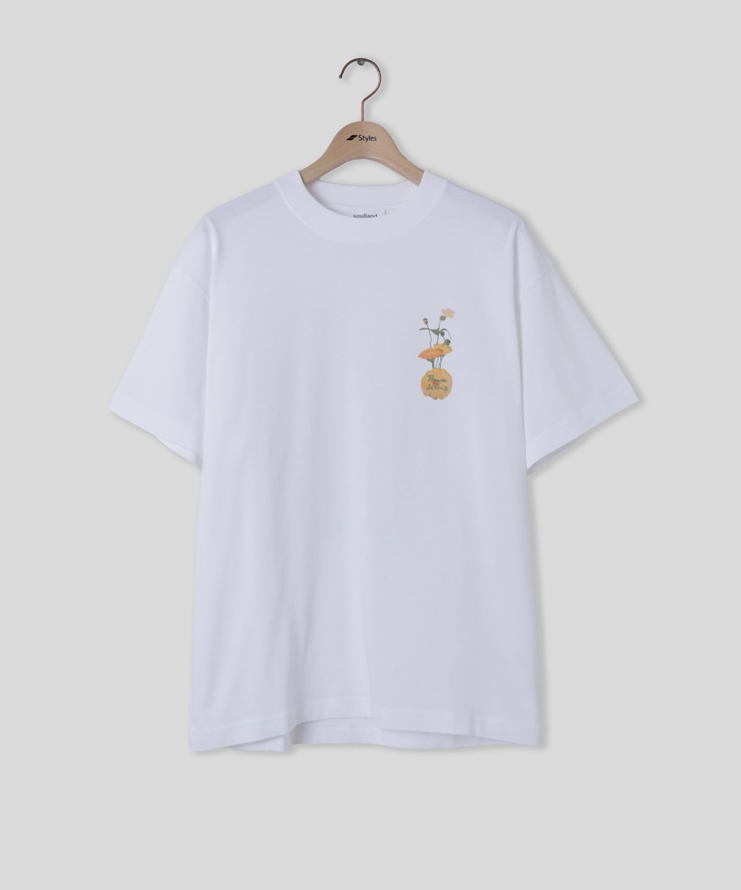 SOULLAND/ソウルランド/KAI flowerservice T-shirt 61006-1063