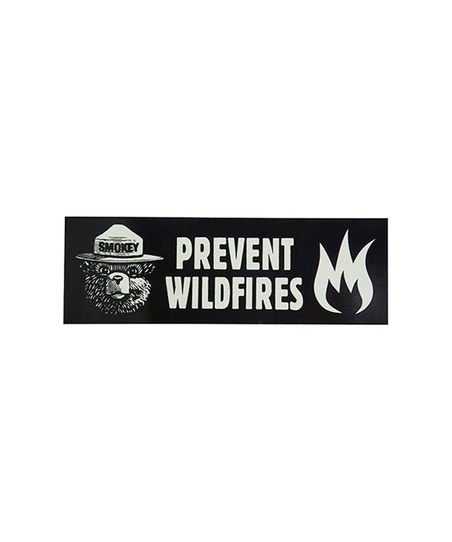 【The Printed Image】SMOKEY PREVENT WILDFIRES ｽﾃｯｶｰ