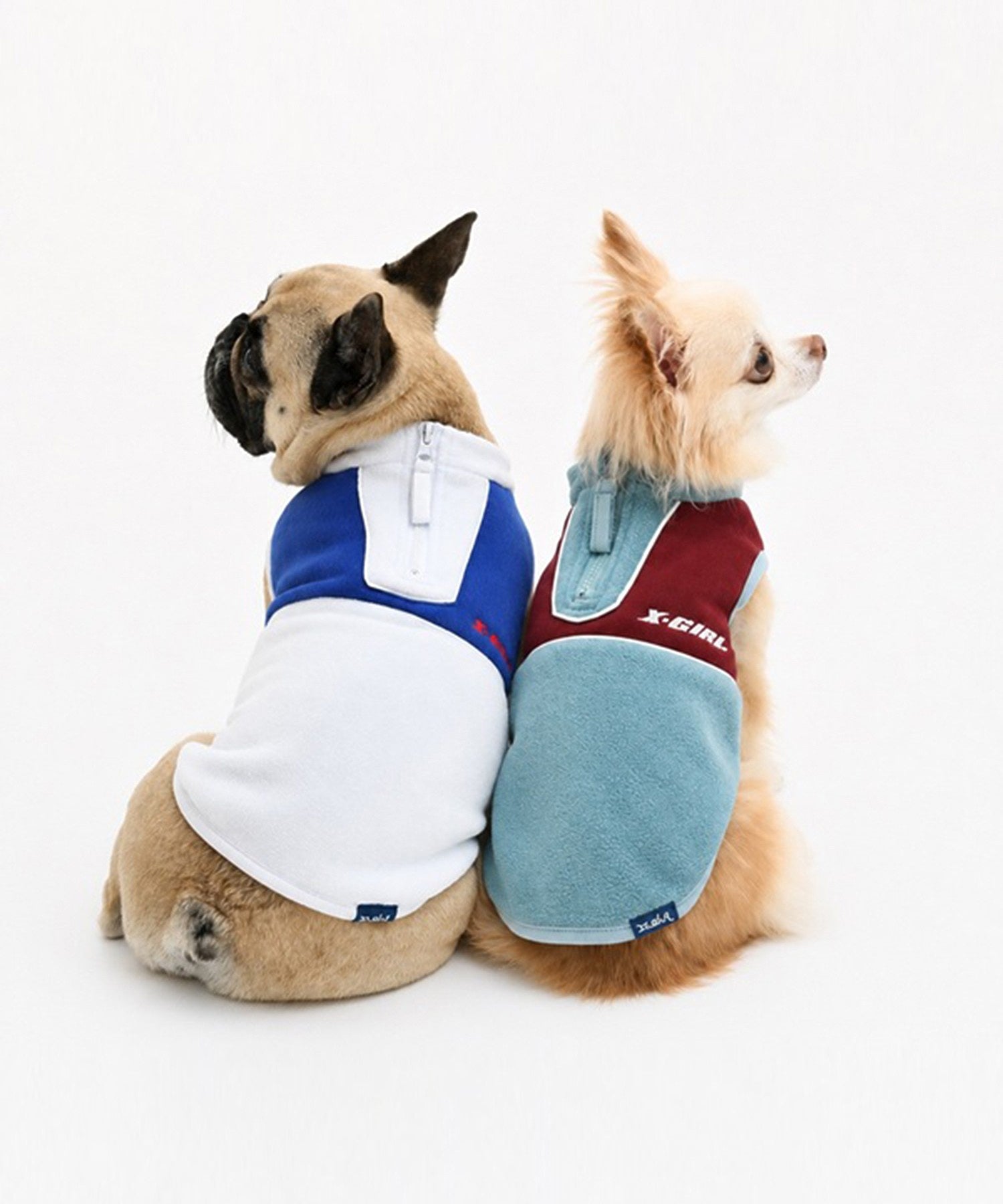 【X-girl DOGWEAR】バイカラーフリース