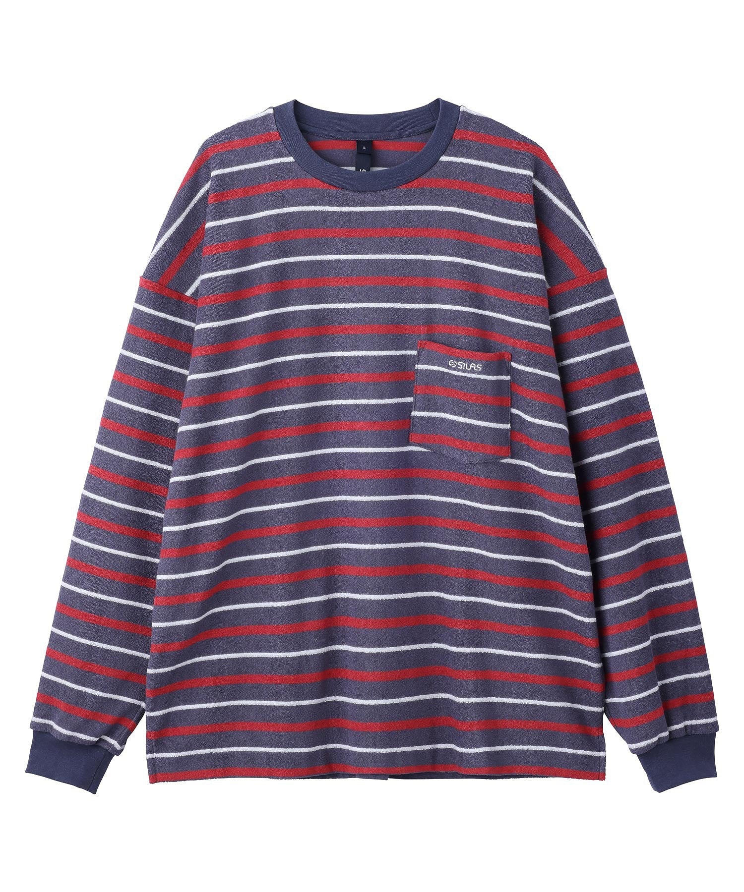 TERRY CLOTH L/S POCKET TEE SILAS