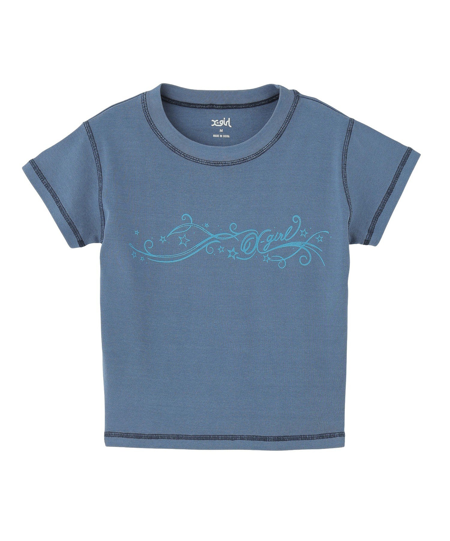 ORNAMENT LINE LOGO S/S BABY TEE