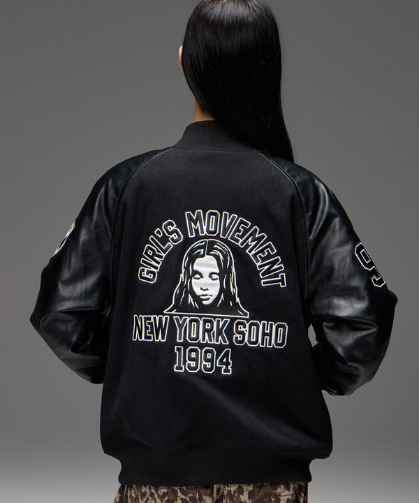 X-girl / FACE PATCH STADIUM JACKET – calif（カリフ）公式サイト