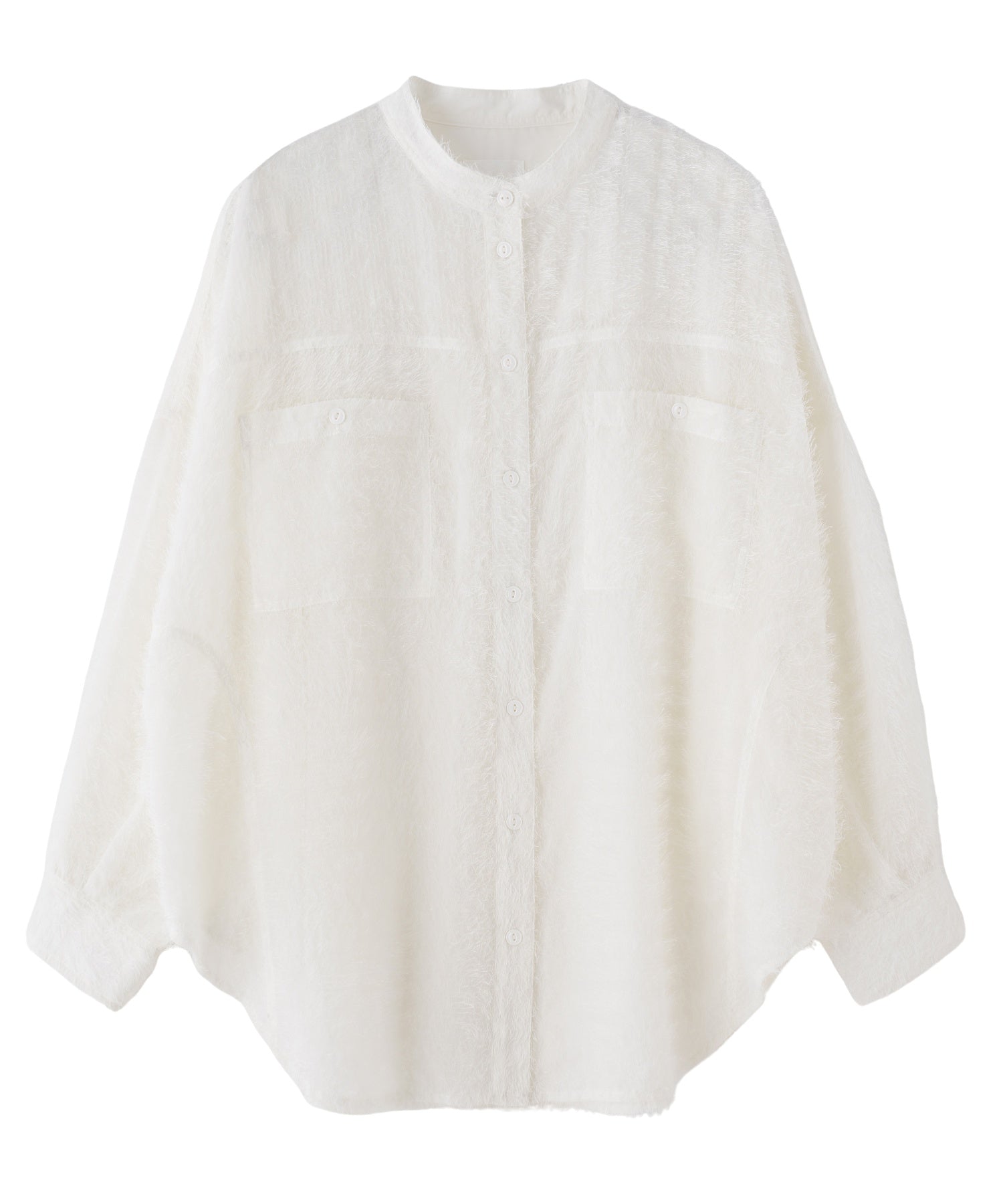 GENE HEAVENS/FRINGE SHEER RELAX SHIRT