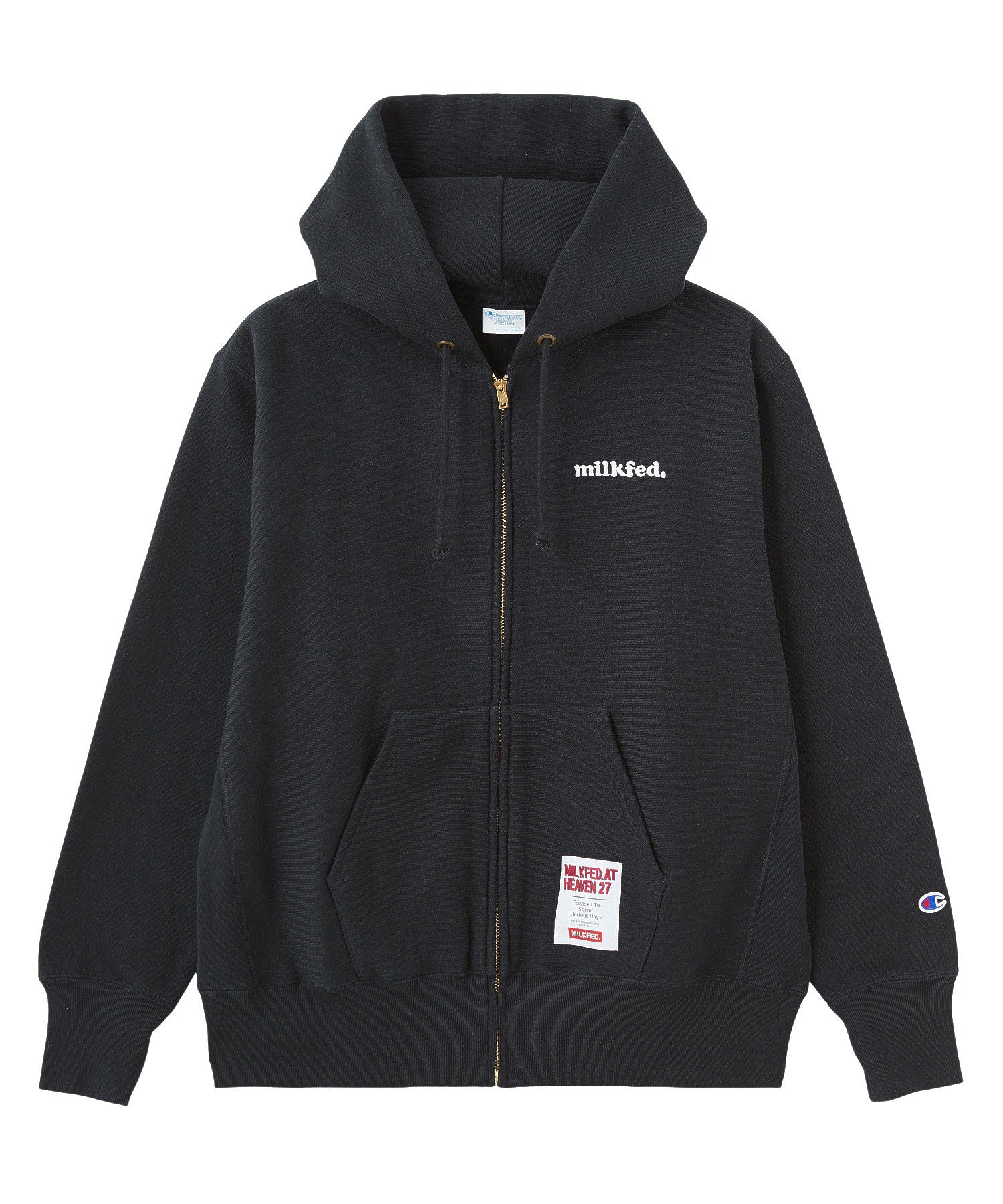 MILKFED.×CHAMPION SWEAT ZIP HOODIE