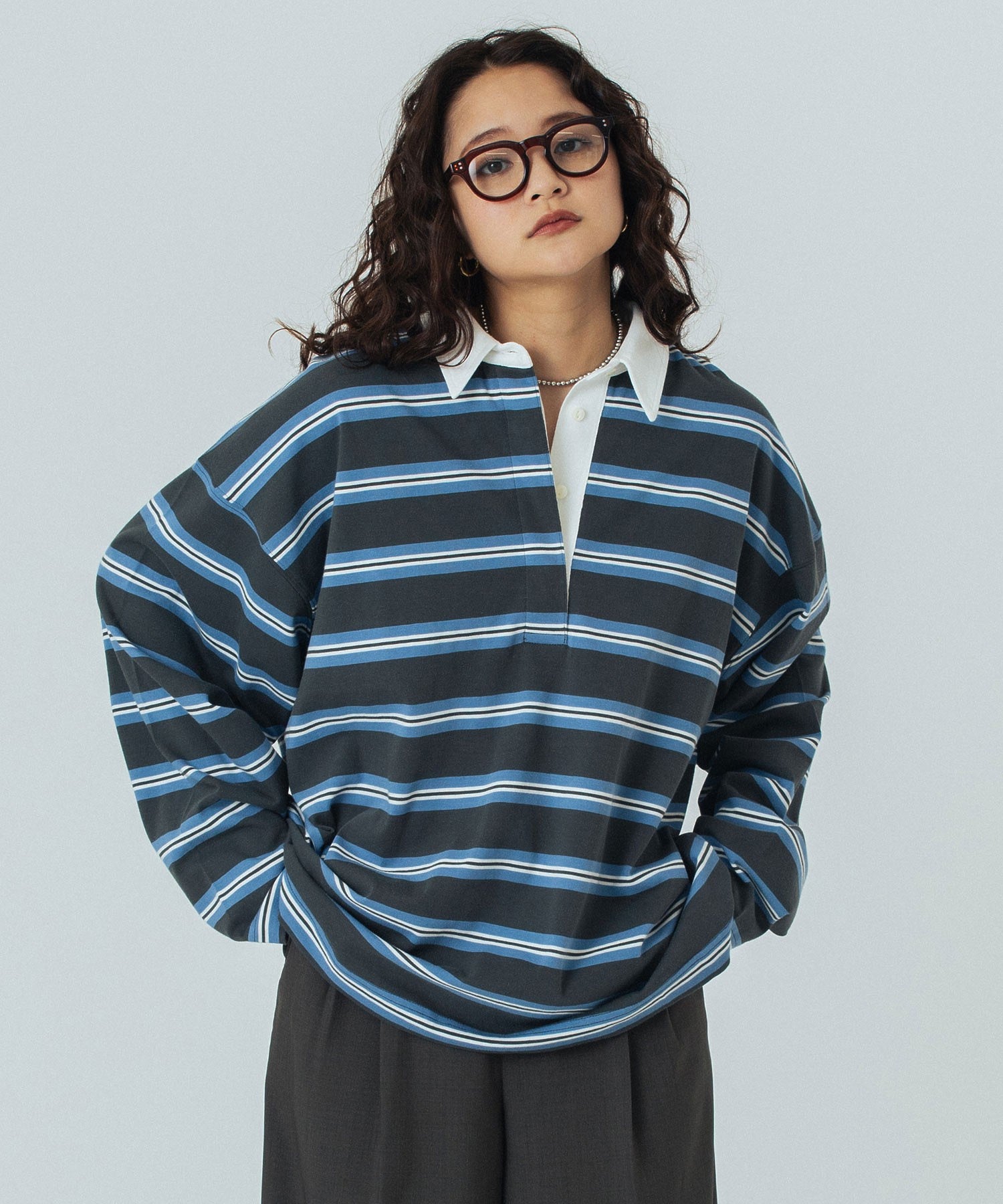 STRIPED RUGBY SHIRT