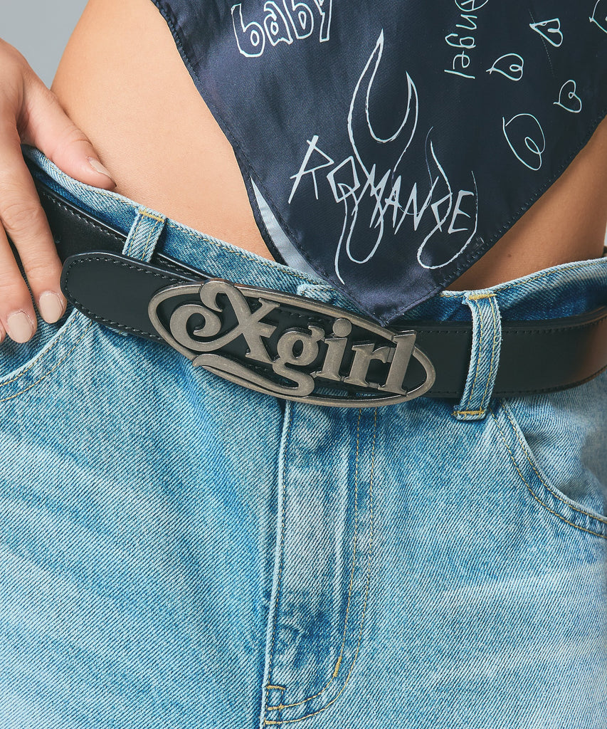 OVAL LOGO CLASP FAUX LEATHER BELT – calif（カリフ）公式サイト